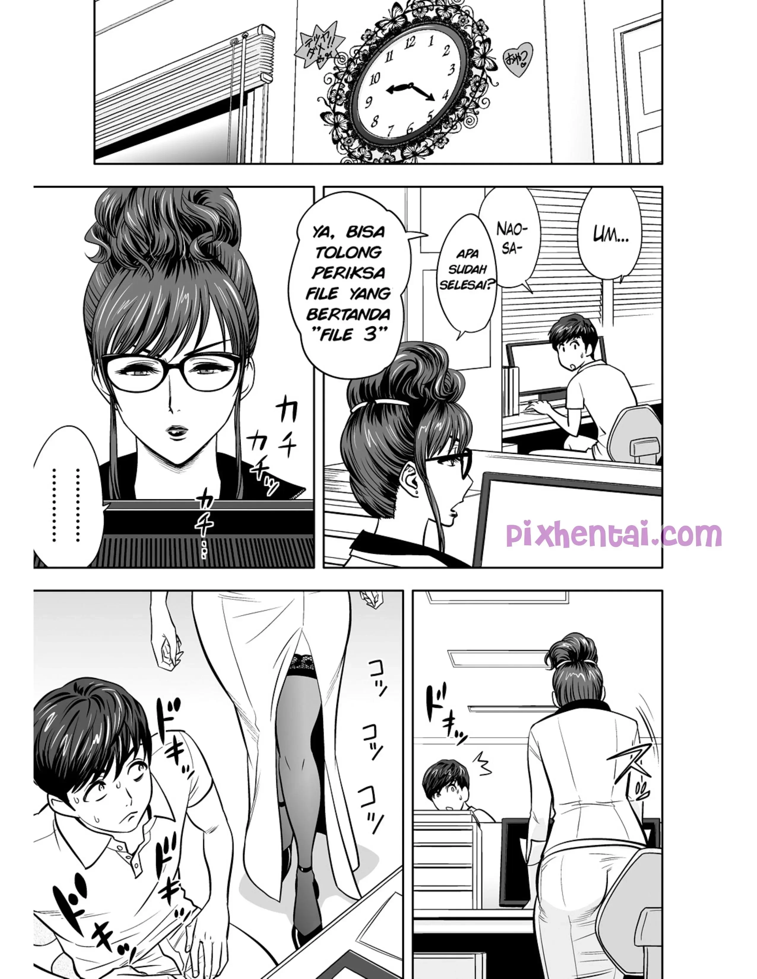 Lembur di Kantor dengan Rekan Kerja Sexy - Halaman 7