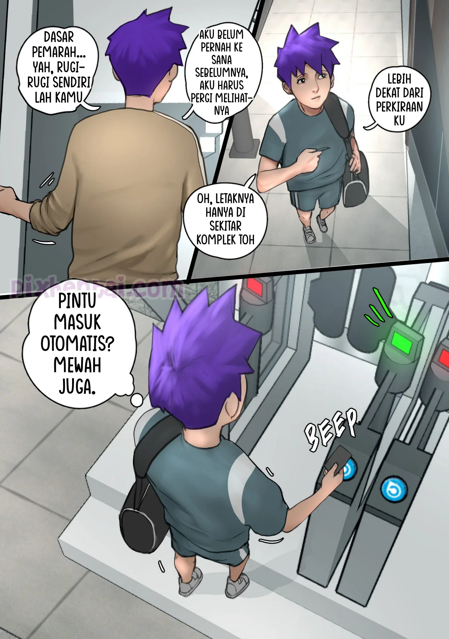 Lucy Gym Encounter : Tante Sexy Tutor cara Nge-Gym - Halaman 3