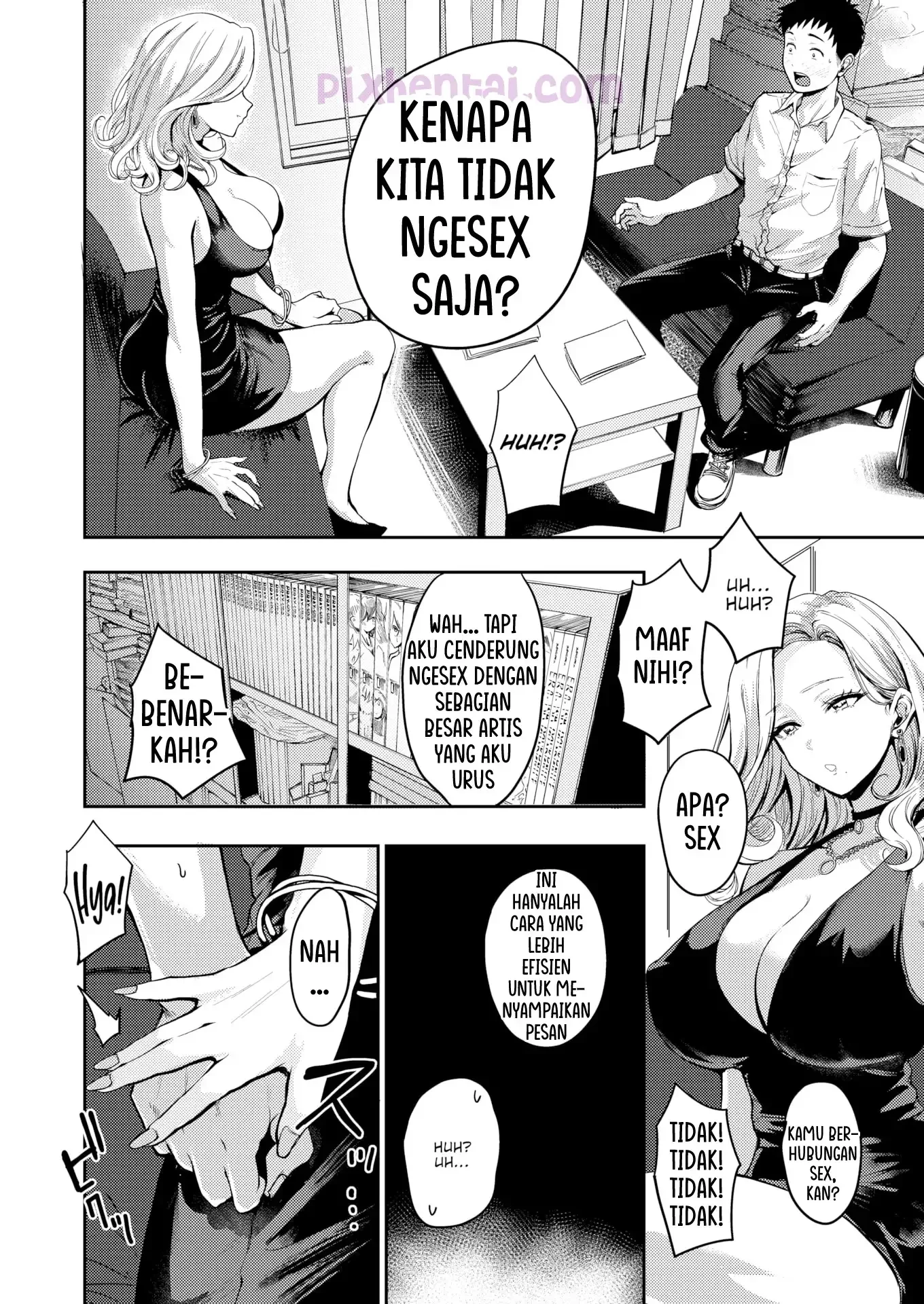 Manga Club & Big Boobs ~Married Editor – Kouro Mitsuko~ - Halaman 4