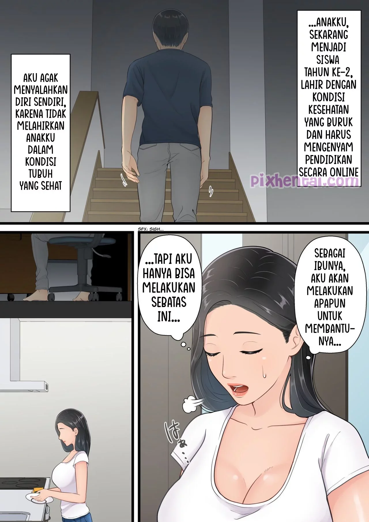 Matomo na Hahaoya ga Musuko no Chinpo ni Ochiru made - Halaman 2