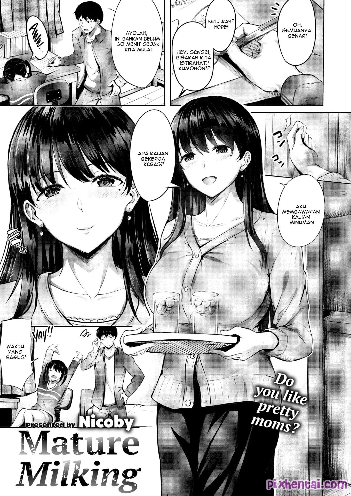 Mature Milking – Apakah Kamu Suka Ibu-ibu Cantik? - Halaman 1