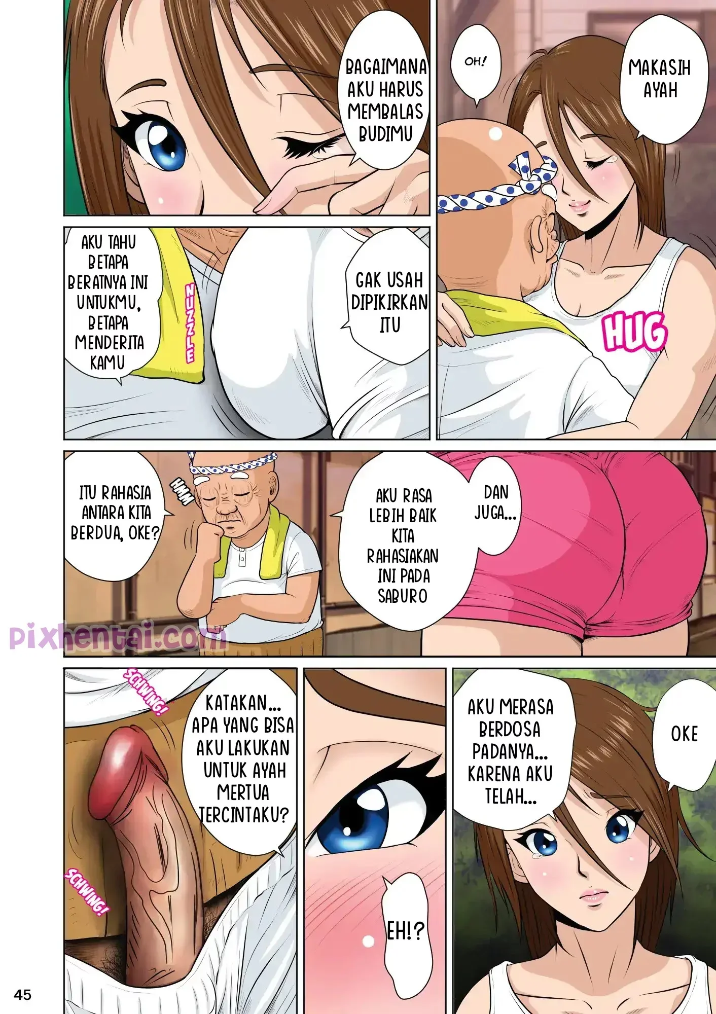 Menantu Sexy Memancing Nafsu Ayah Mertua - Halaman 46