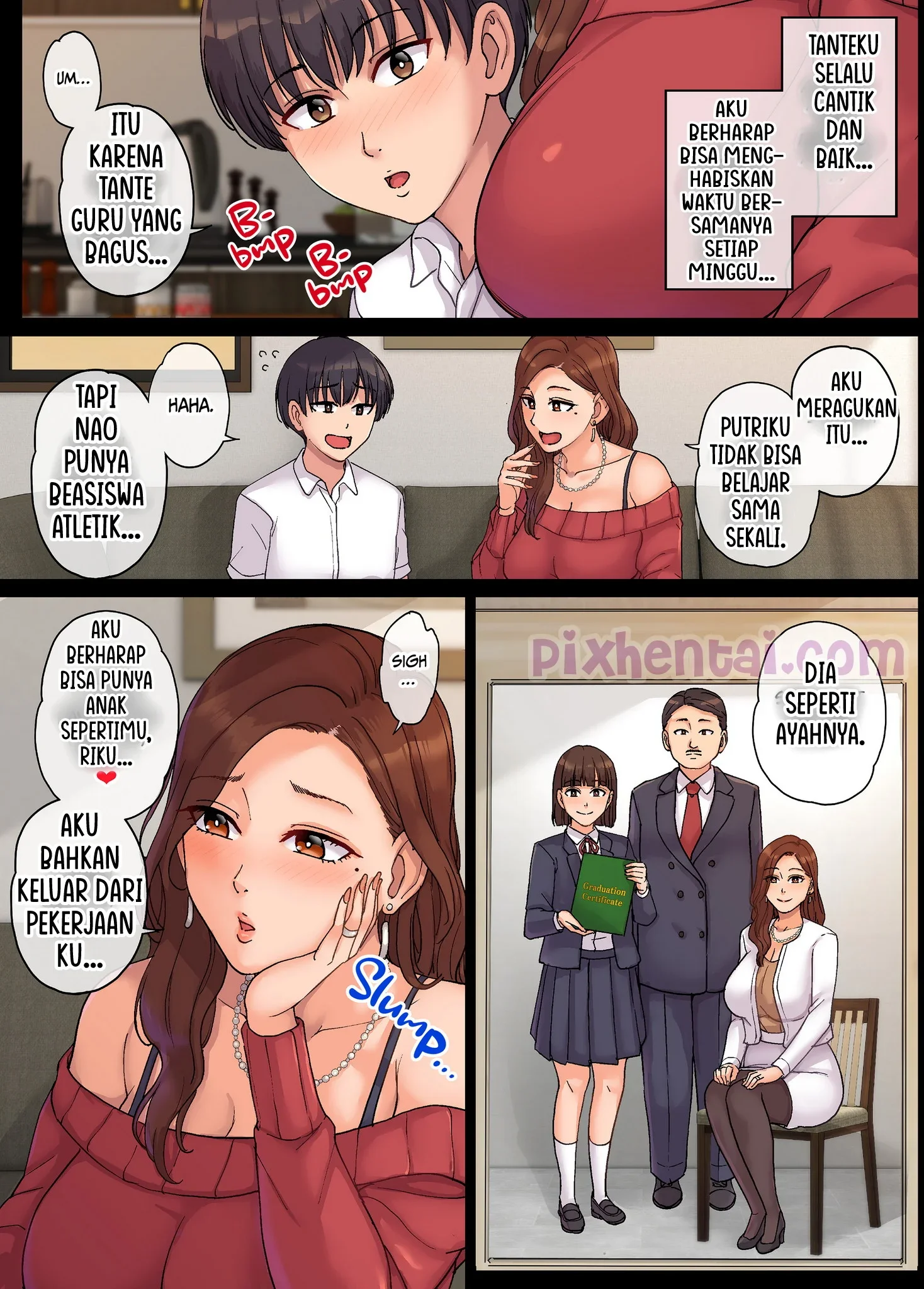 Menjadi Pendonor Sperma Tanteku yang Semok - Halaman 5