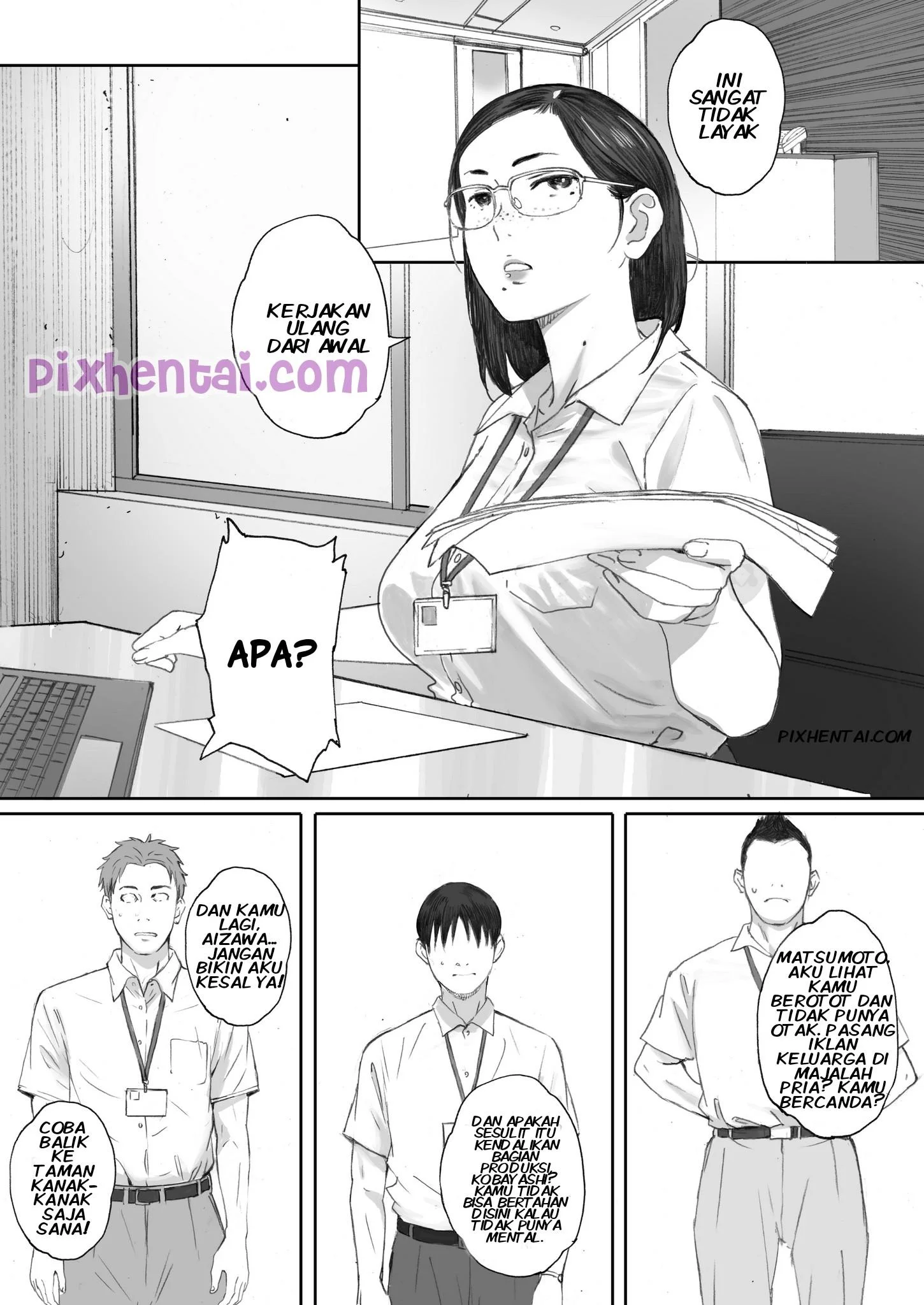 Middle-Aged Miss Hanada’s Defloration - Halaman 2