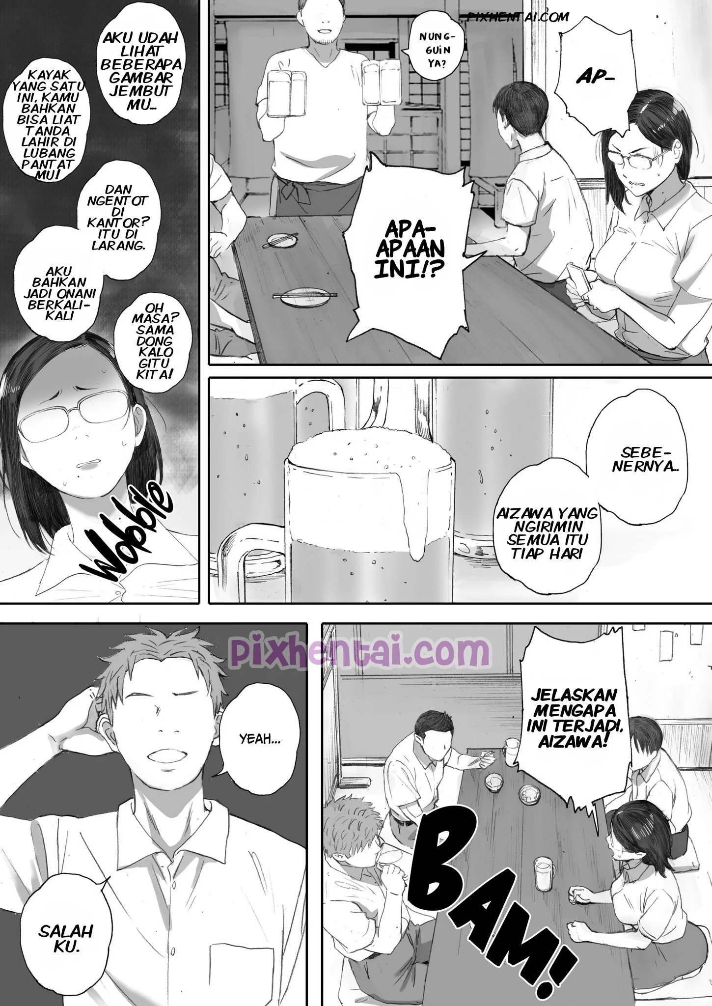 Middle-Aged Miss Hanada’s Defloration - Halaman 35