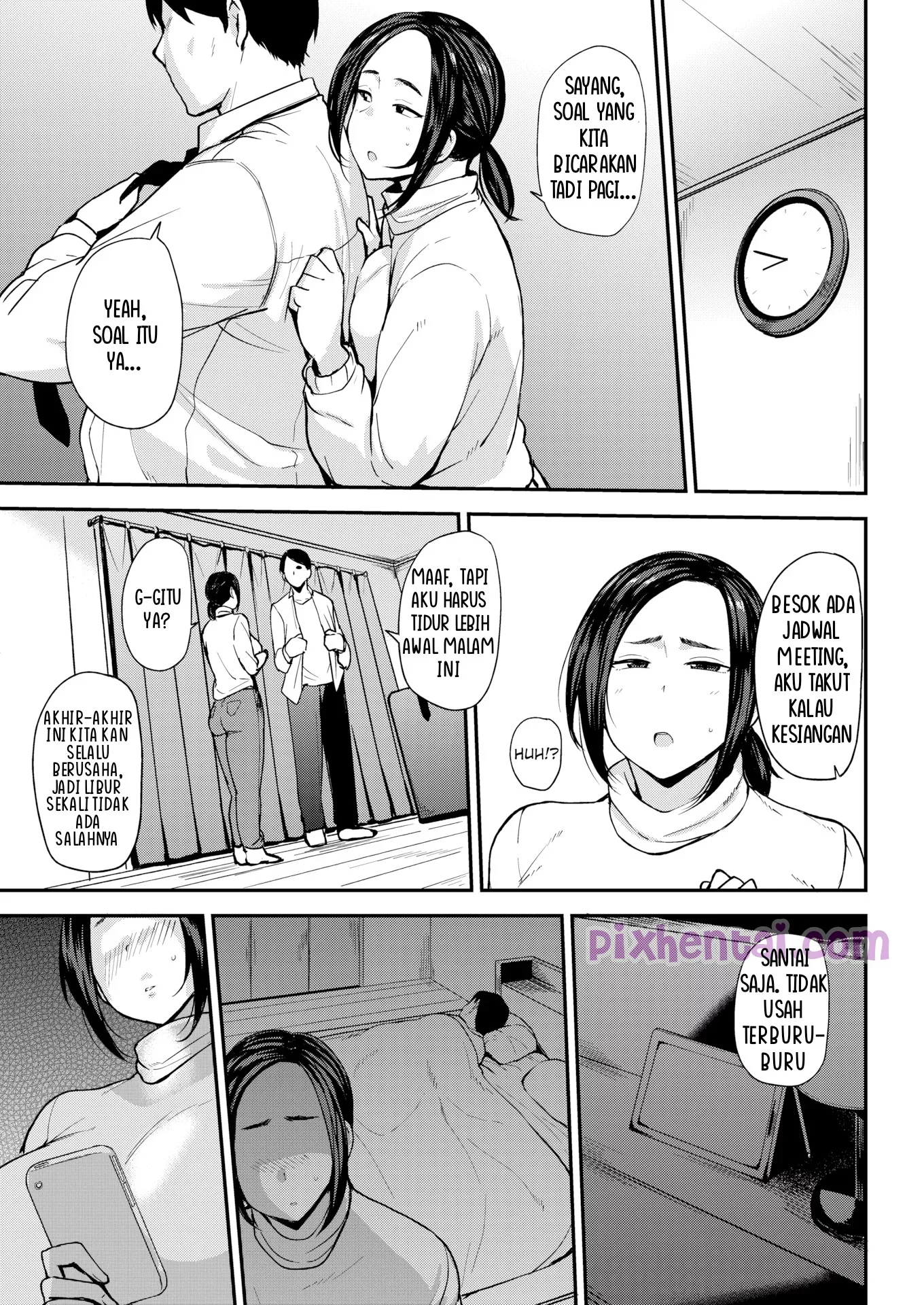 Milf Bohay Minta Bantuan Tetangga agar bisa Hamil - Halaman 11