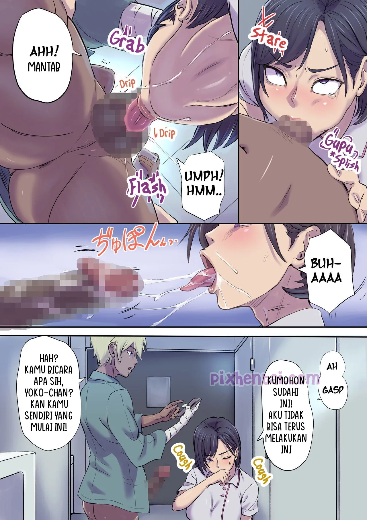 Milf Nurse Cuckolded on the Bed Next Door - Halaman 10