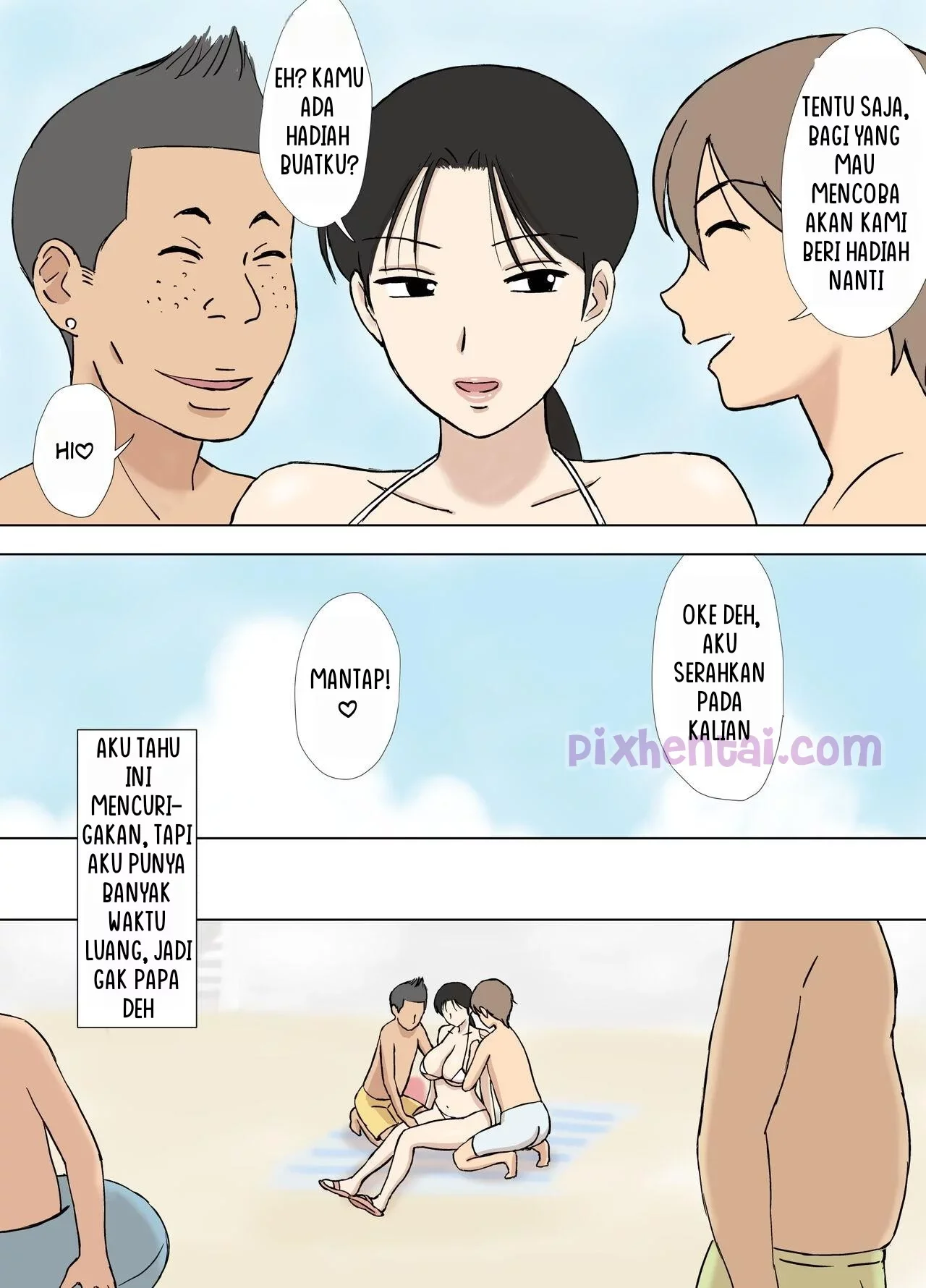 Milf Semok Pemuas Nafsu Saudara dan Orang-orang Mesum - Halaman 6