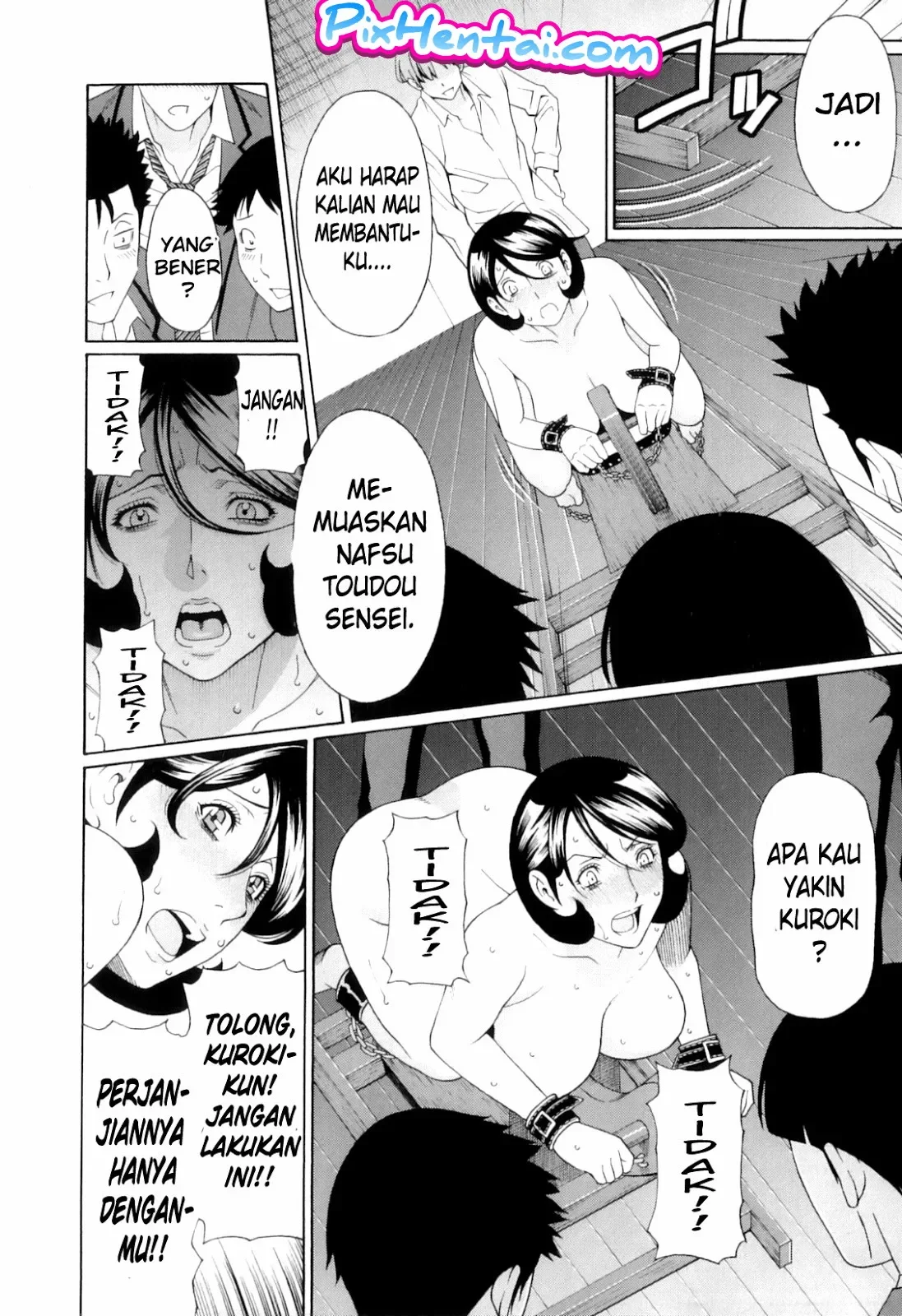 My Mother 7 : Murid Gangbang Ibu Guru Montok - Halaman 12