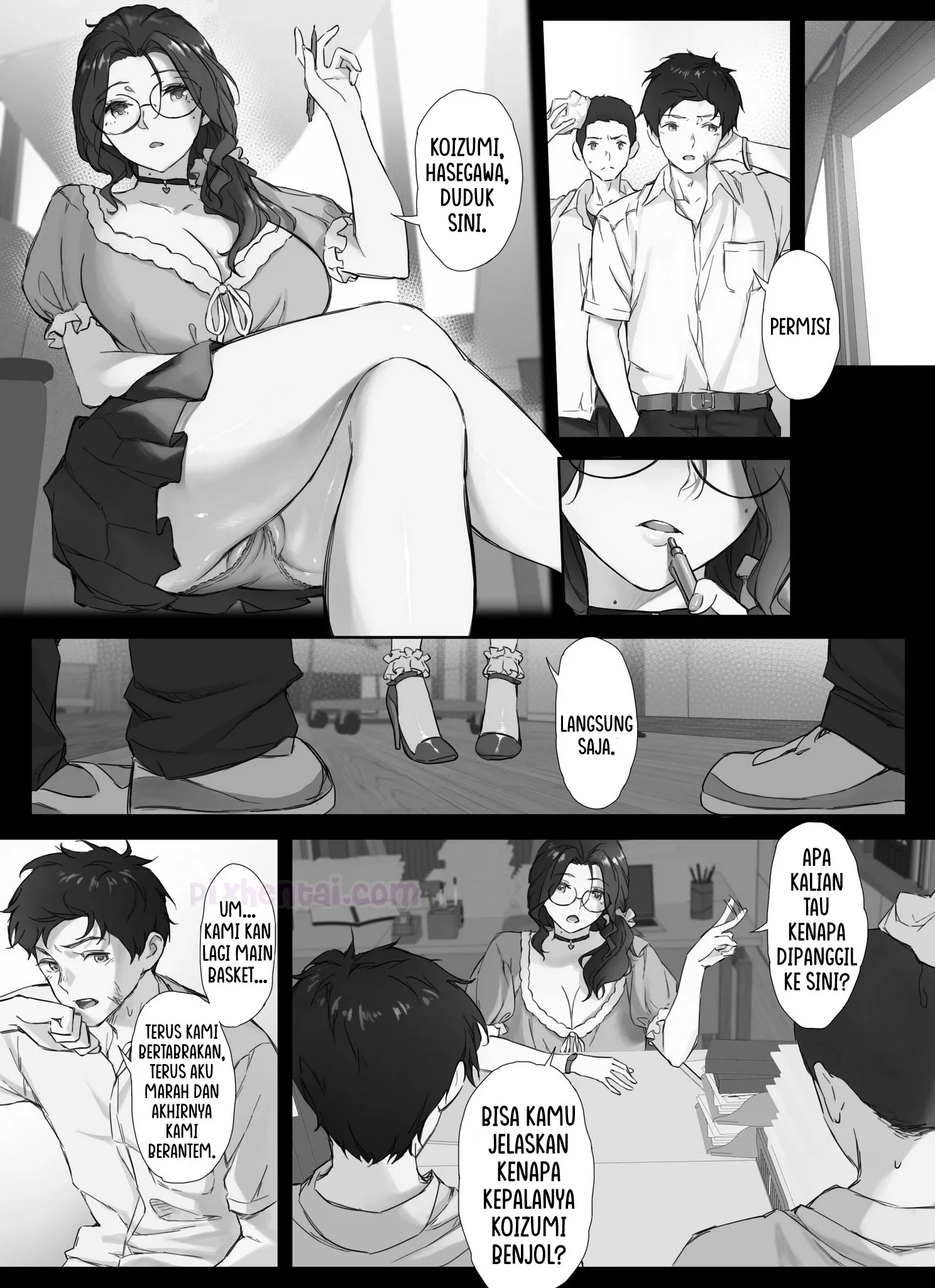 My Secret Relationship With My Huge-Boobed Teacher - Halaman 5