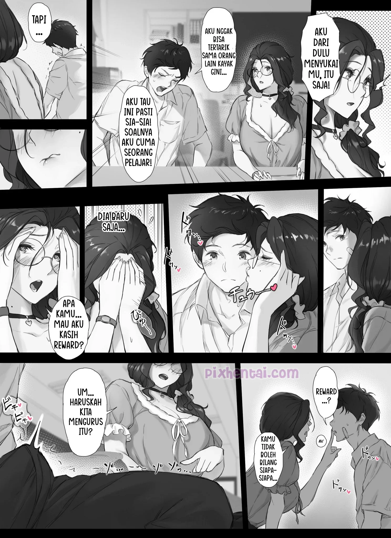 My Secret Relationship With My Huge-Boobed Teacher - Halaman 9