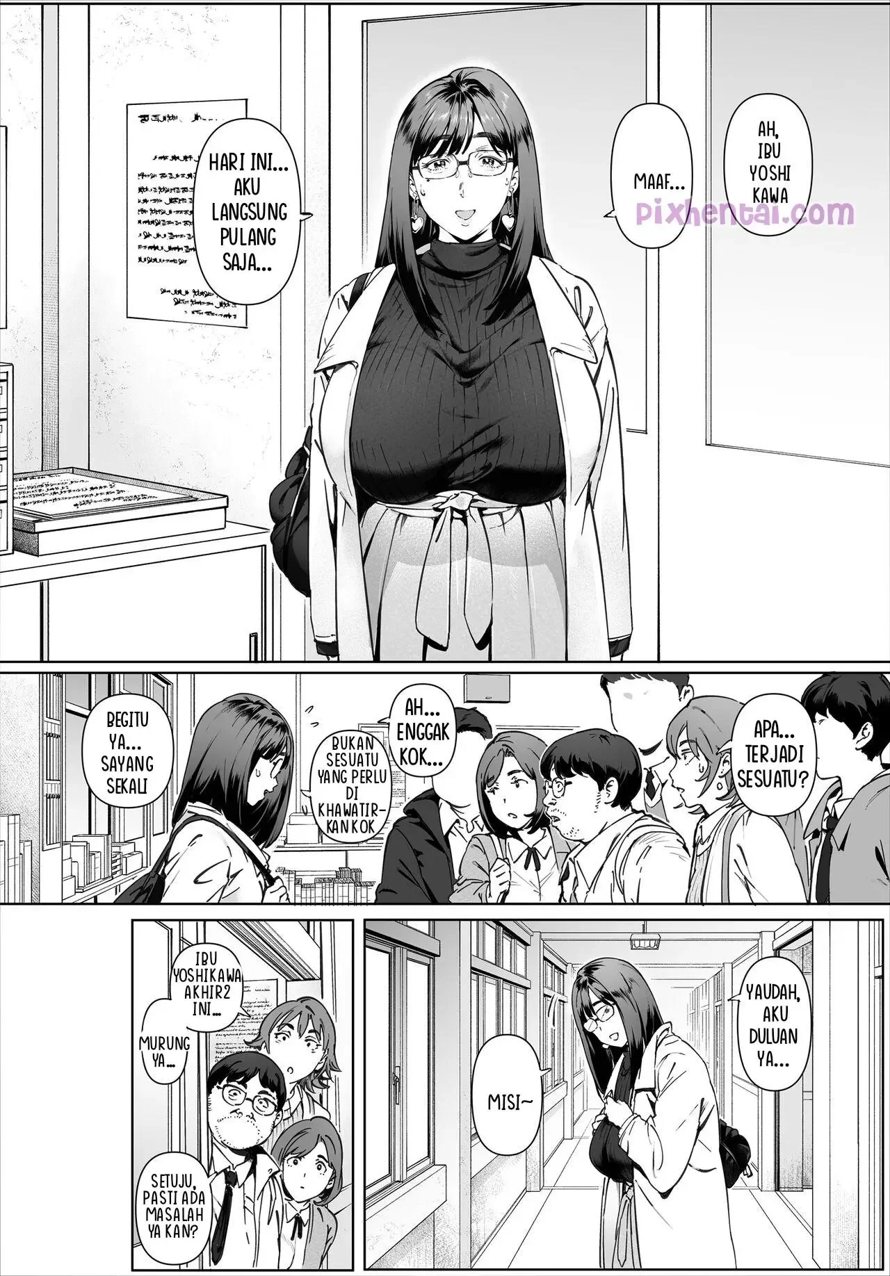 My Yoshikawa-sensei Does as I Say : Bu Guru Bohay Budak Seks Murid - Halaman 25