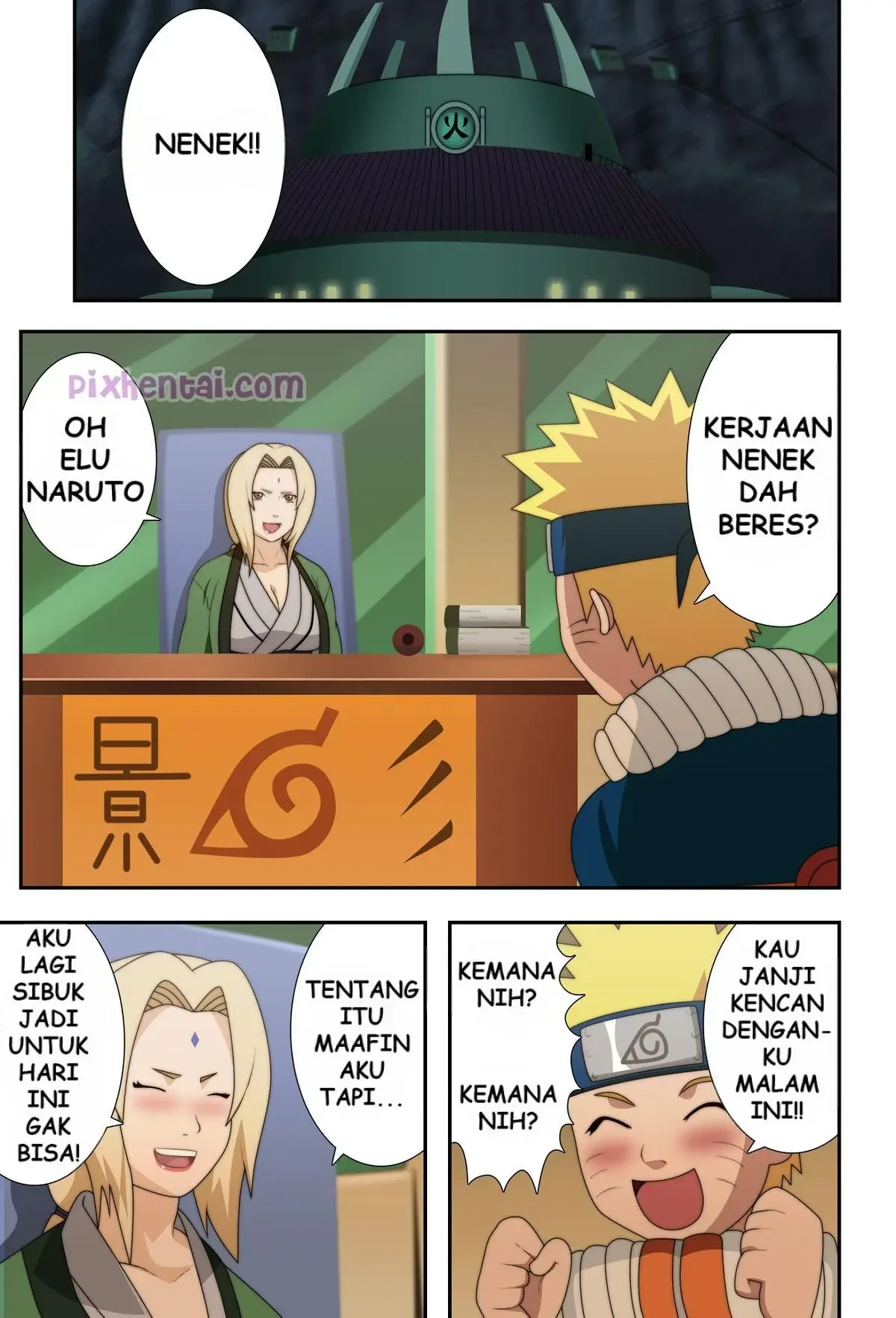 Naruto and Tsunade Sex in the Office of Hokage - Halaman 2