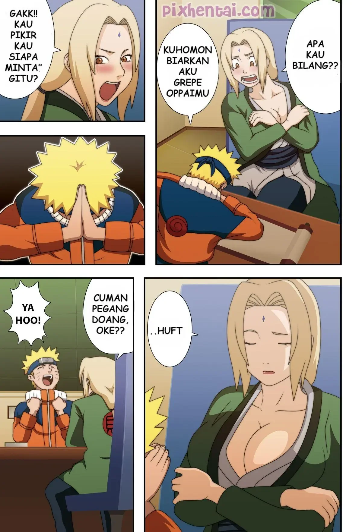 Naruto and Tsunade Sex in the Office of Hokage - Halaman 4