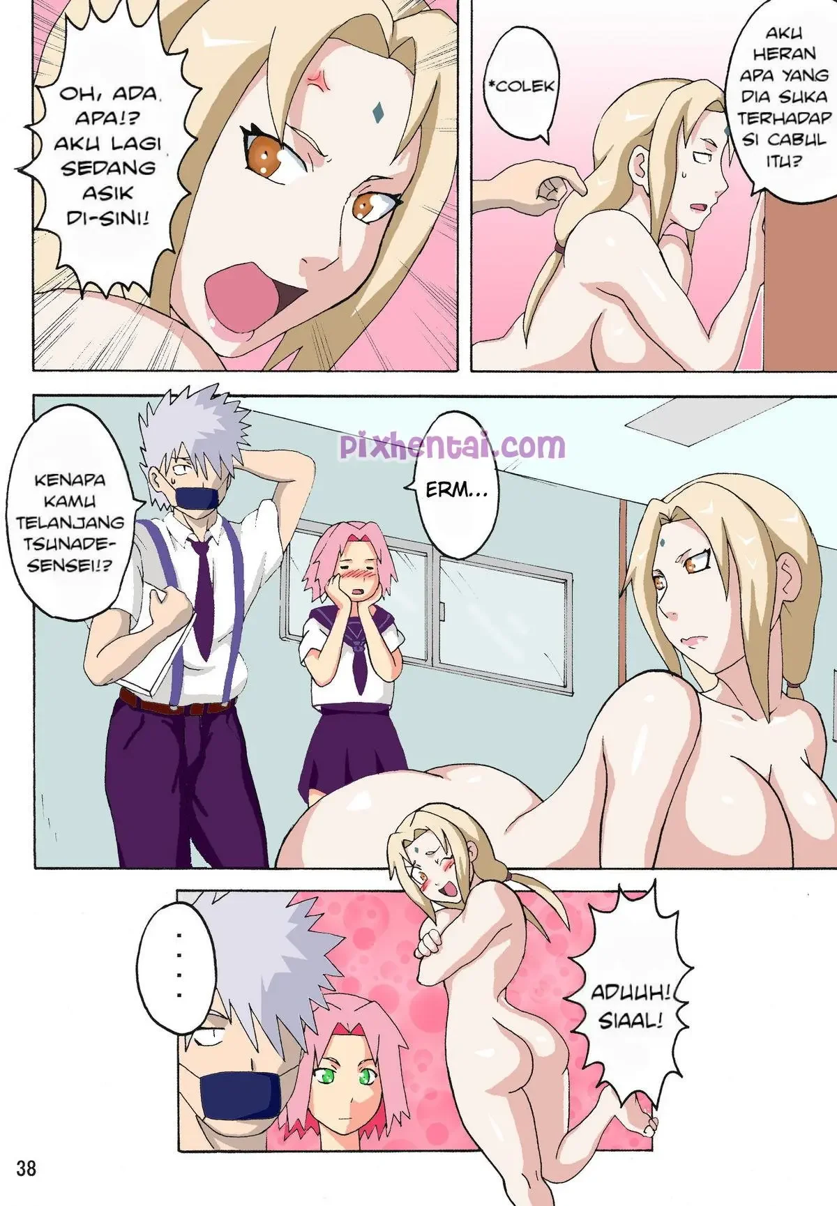Naruto Having Sex With Tsunade and Hinata - Halaman 38