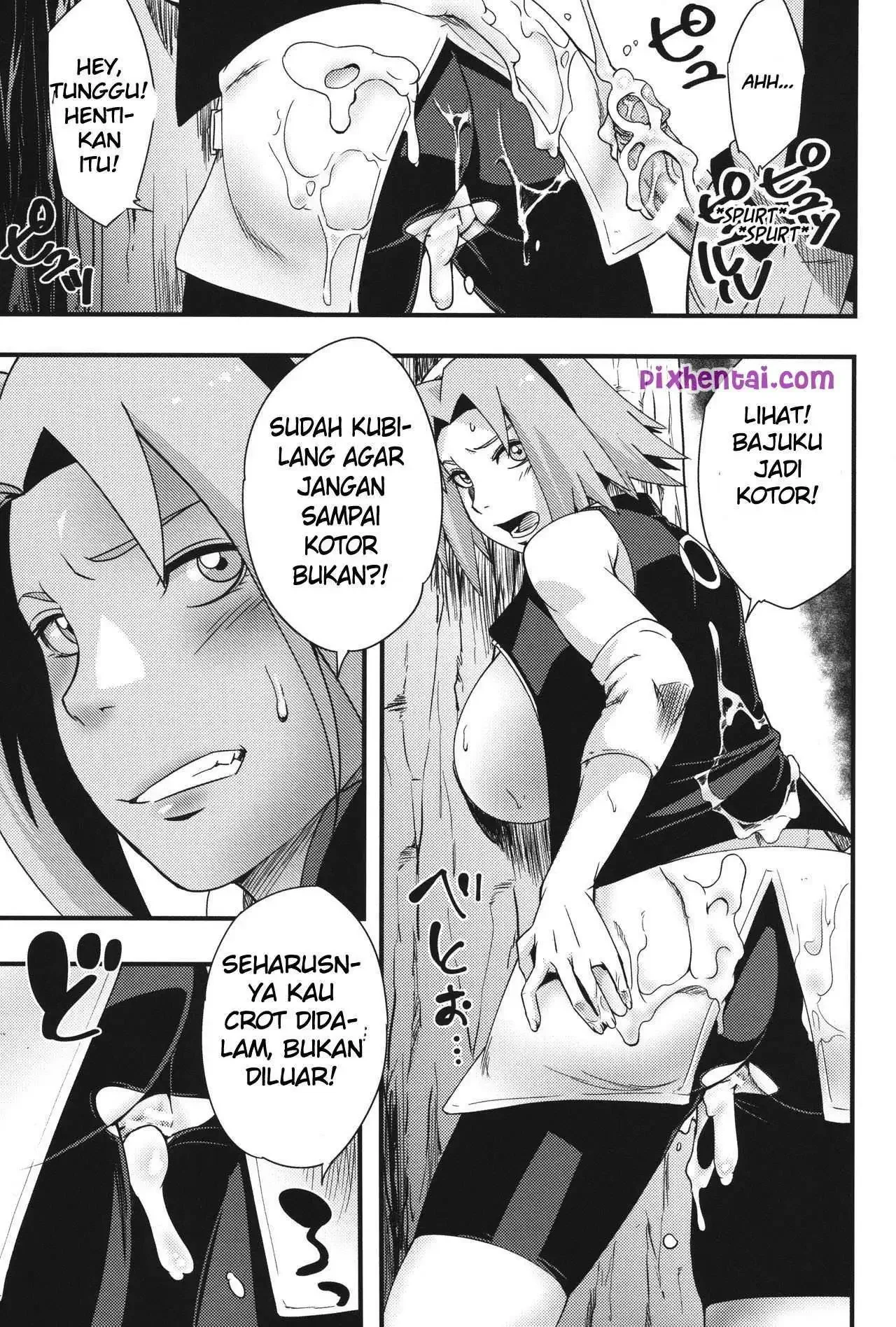Naruto Ngentot Sakura, Tsunade dan Shuzune dengan Zat Perangsang - Halaman 5