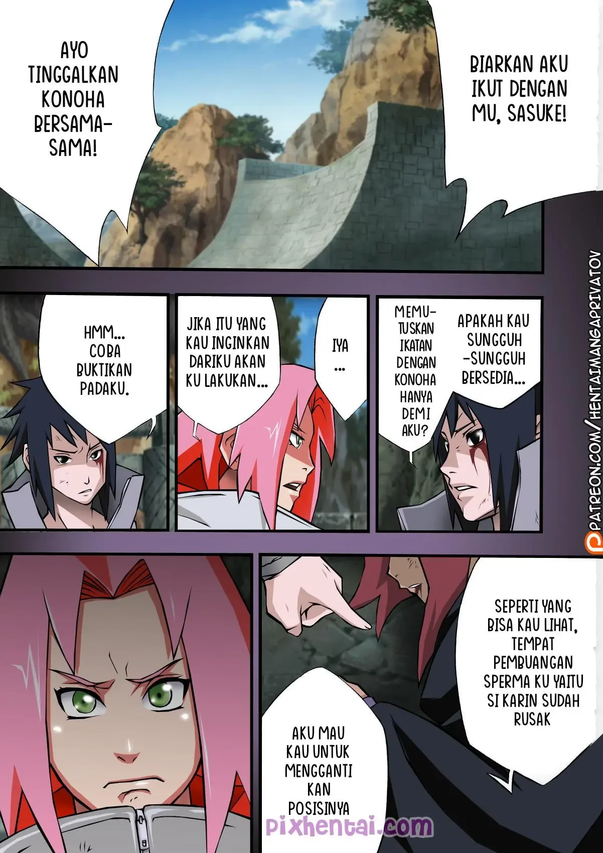 NARUTO : Sakura Rela Dientot Sasuke - Halaman 3