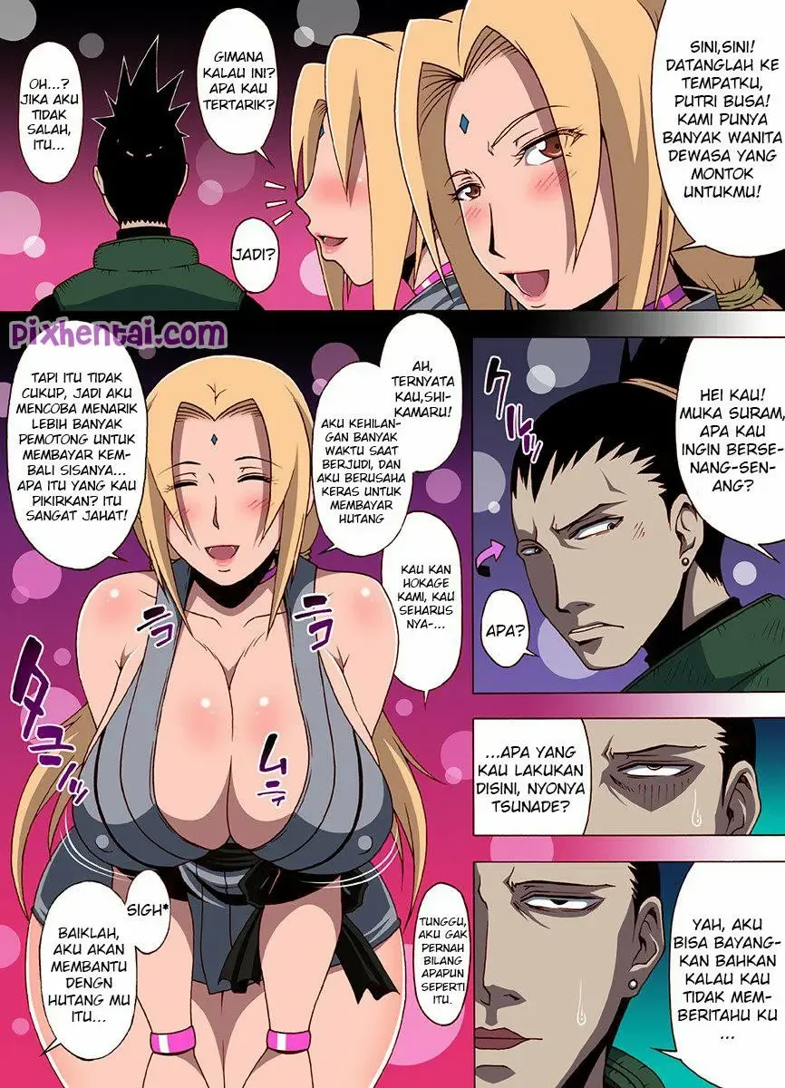 NARUTO – Shikamaru Membayar Tsunade untuk Sex - Halaman 2