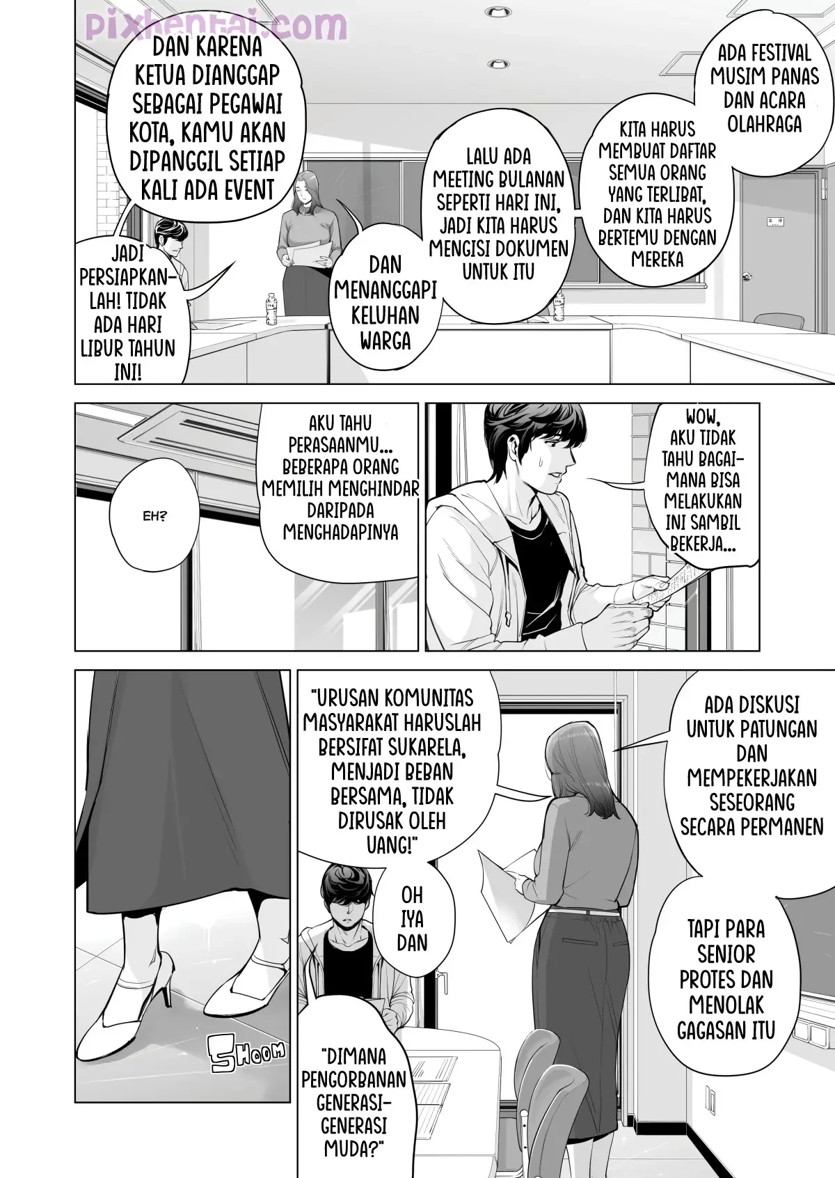 Neighborhood Associations : Milf Cantik dari Lingkungan sekitar sangat Menggoda - Halaman 16