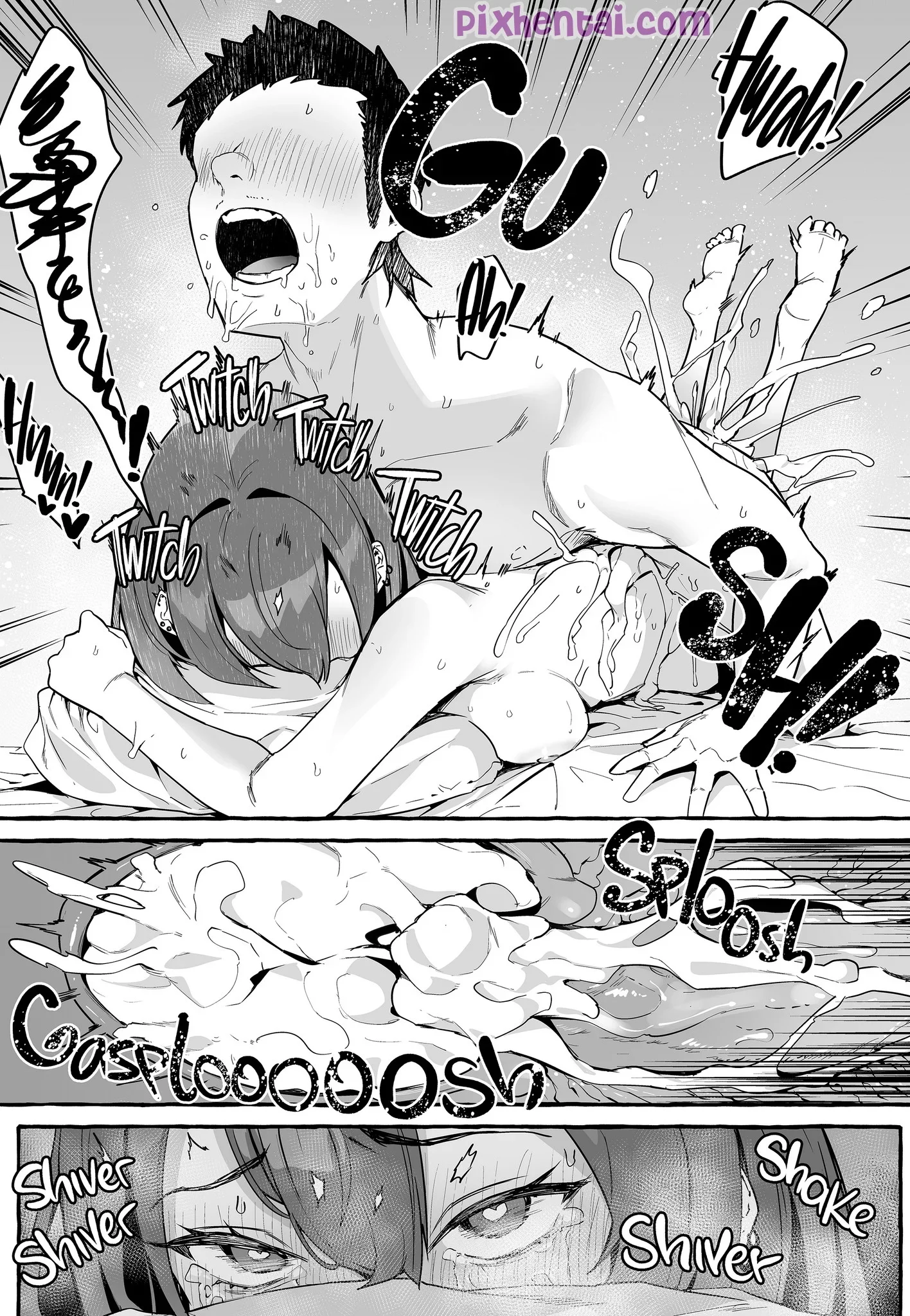 Net de Deatta Kyonyu Kanojo to Attara Shiboritoraremakutta Hanashi - Halaman 48