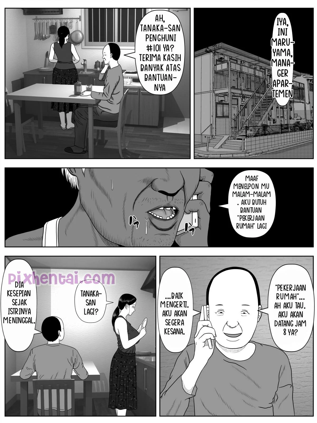 Netorase Apart : Demi Uang Kujajakan Istri Cantikku ke Tetangga - Halaman 1