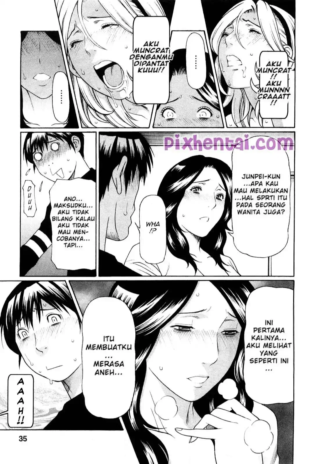 Nonton Bokep di Kamar dengan Bibi [Sweet Days eps.2] - Halaman 9