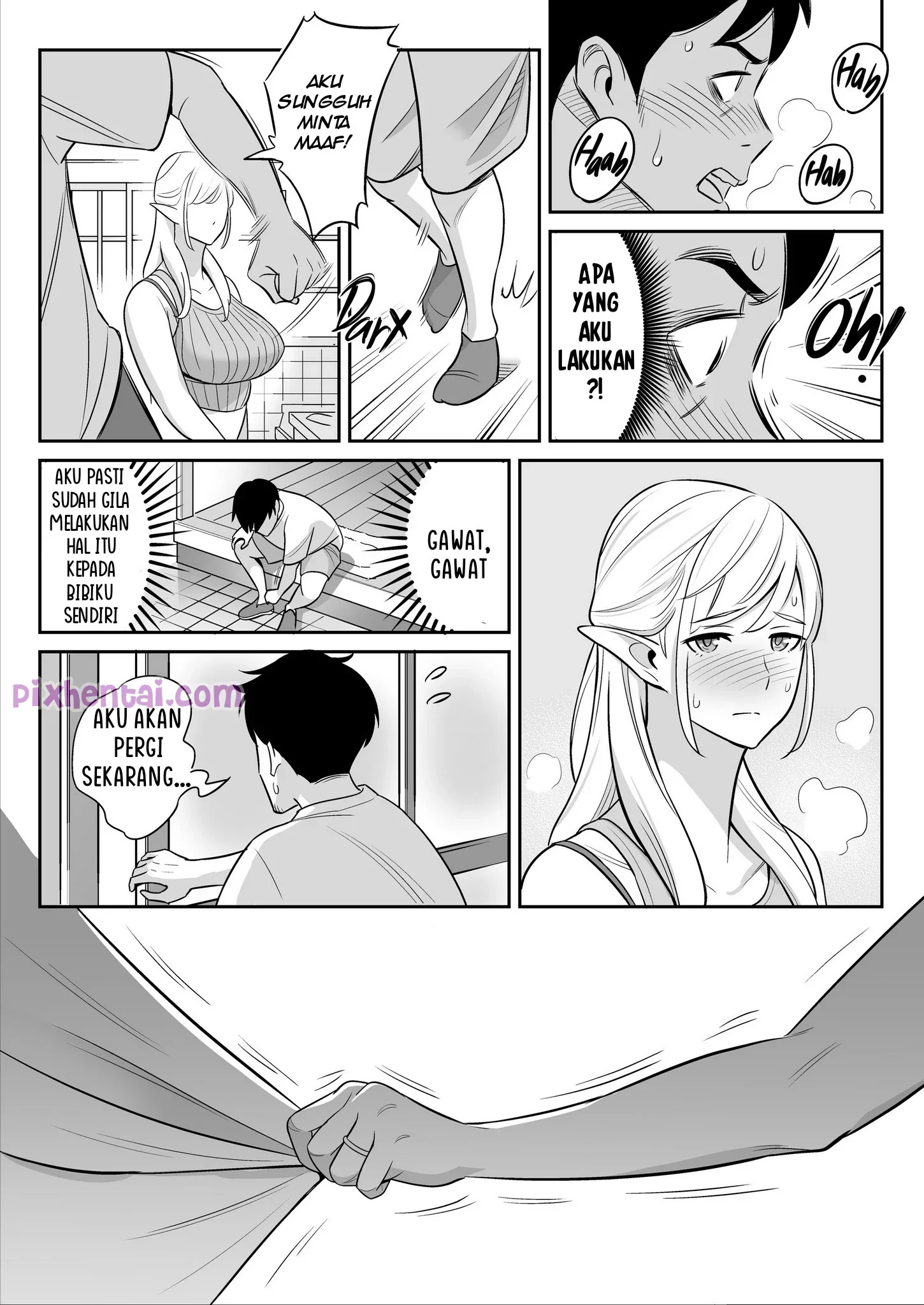 Oba Wa Elf Un Juunen Gobusata Houman Body No Bouhatsu - Halaman 12