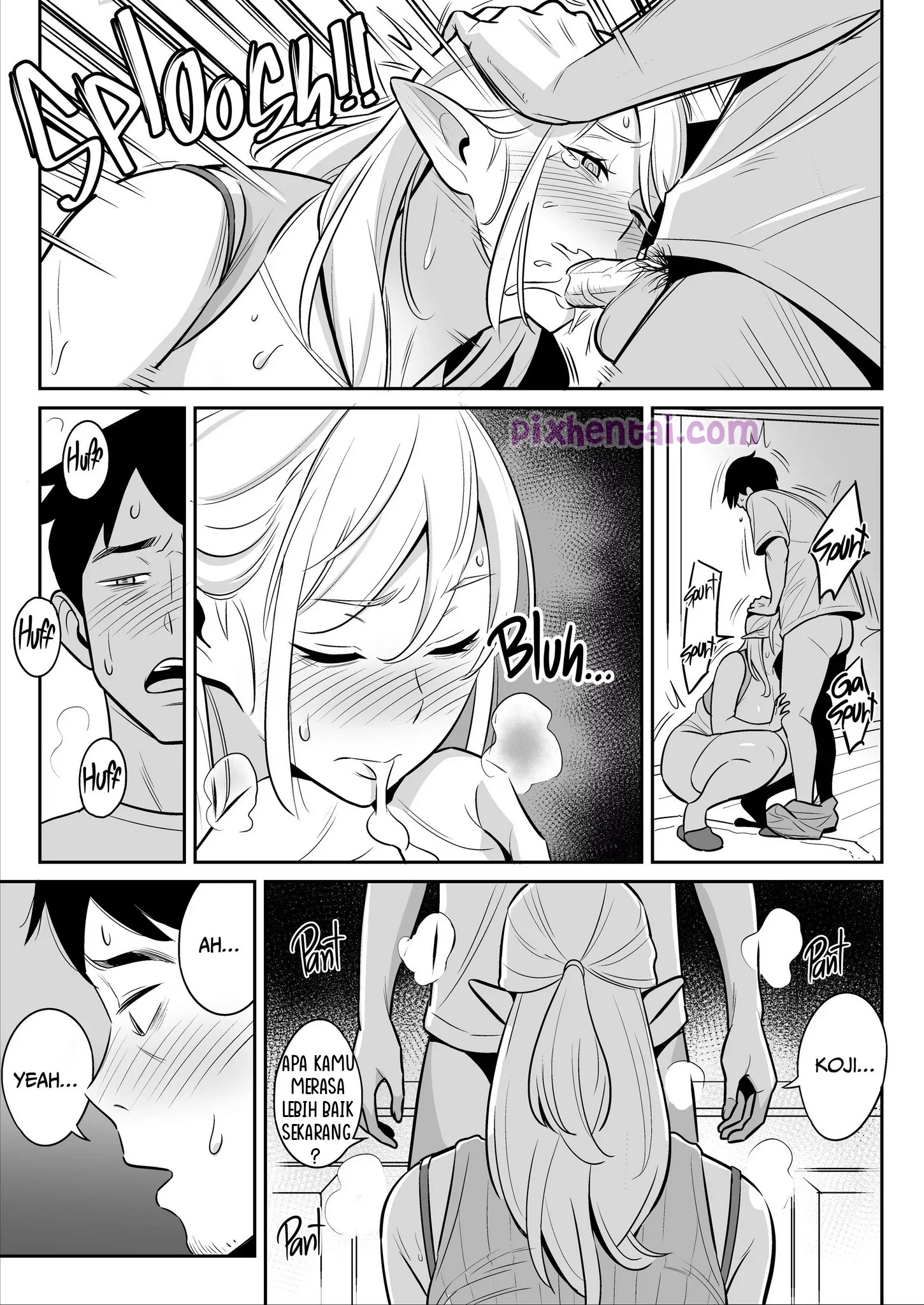 Oba Wa Elf Un Juunen Gobusata Houman Body No Bouhatsu - Halaman 21