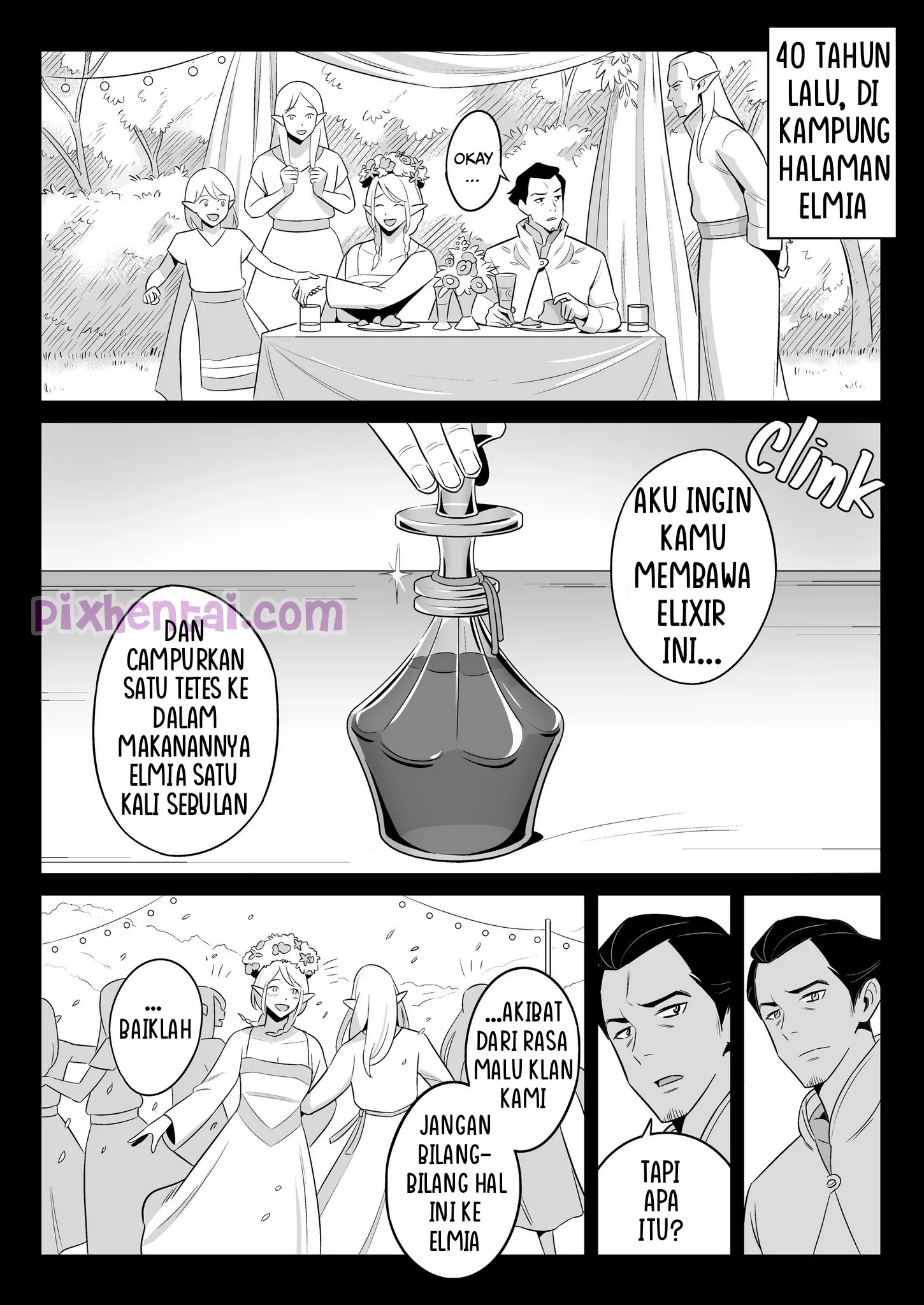 Oba Wa Elf Un Juunen Gobusata Houman Body No Bouhatsu - Halaman 34