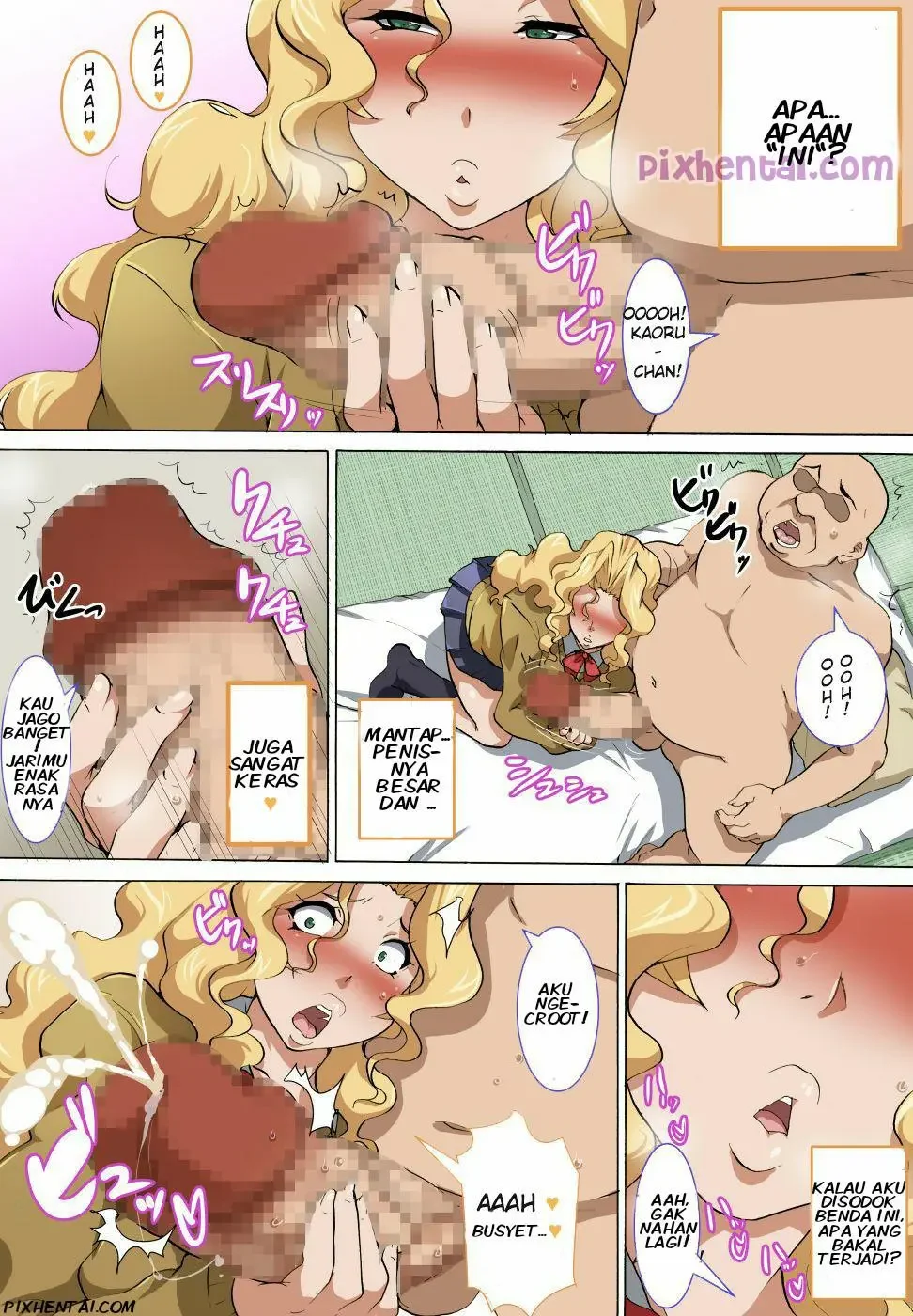 Penjaga Sekolah dan 2 Cewek SMA Semok - Halaman 16