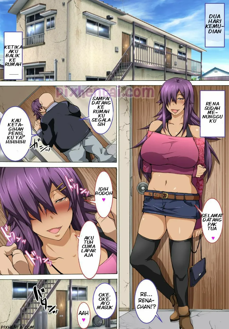 Penjaga Sekolah dan 2 Cewek SMA Semok - Halaman 25