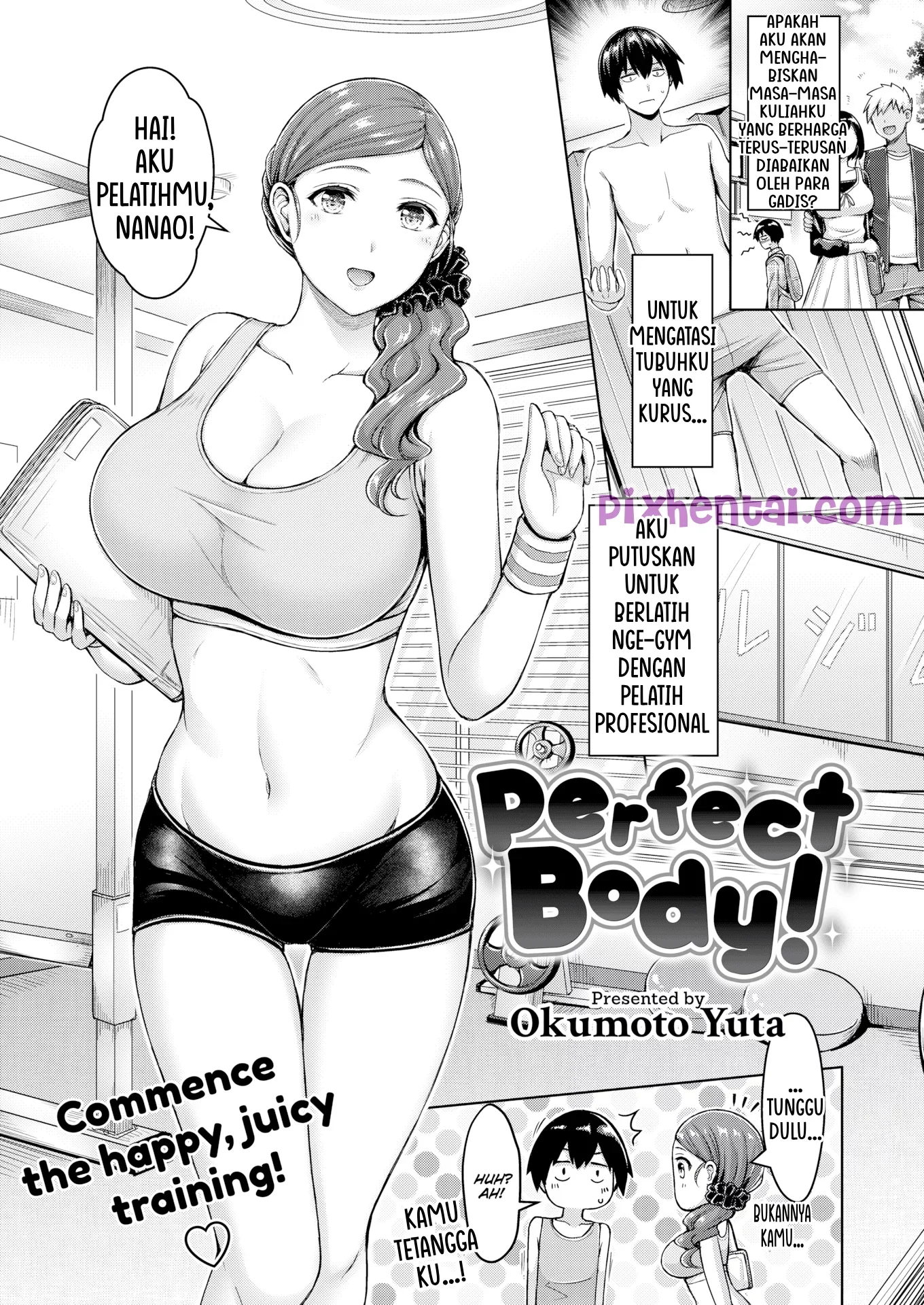Perfect Body : Tergoda Pelatih Gym Sexy - Halaman 1