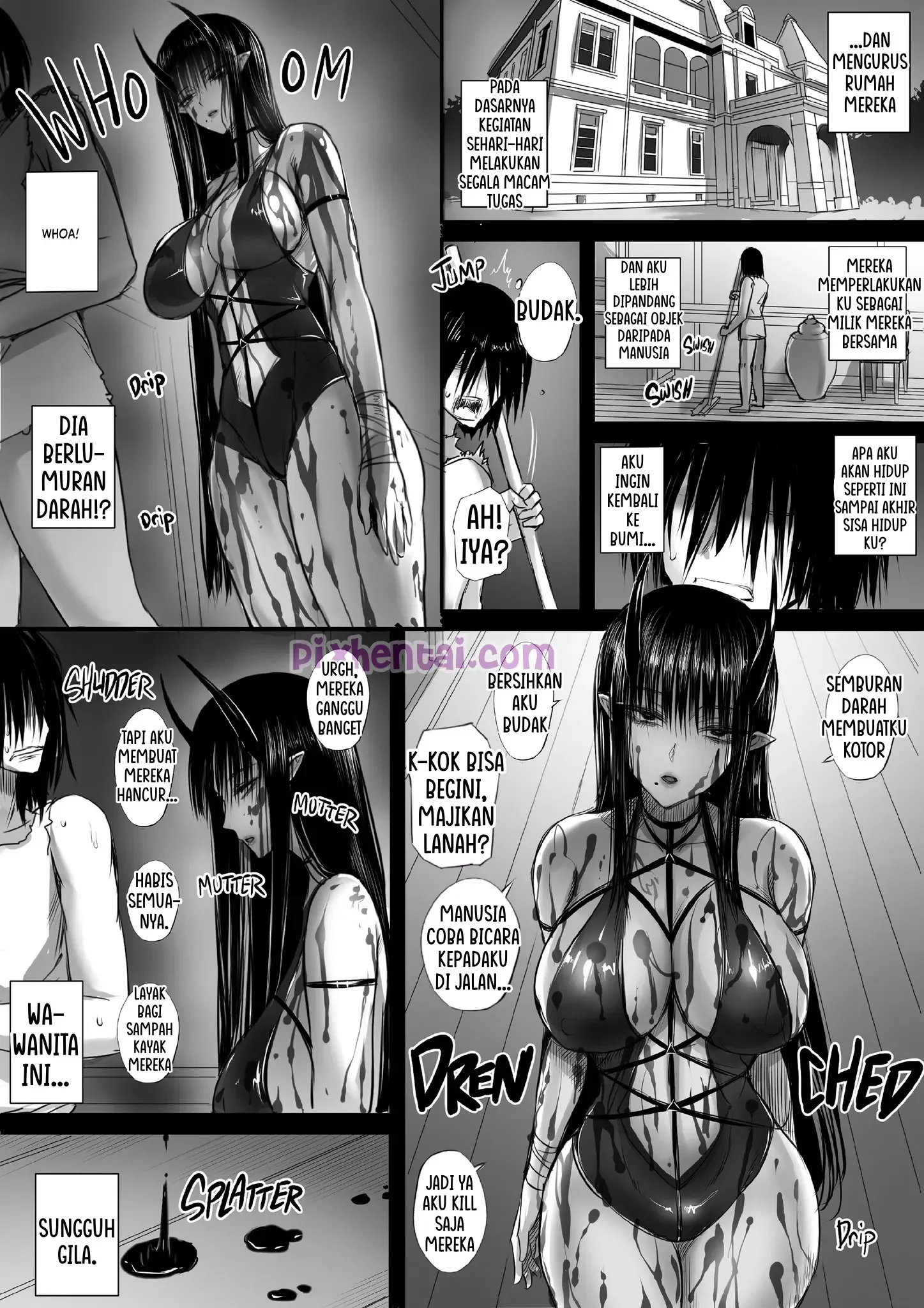 Petualangan Seks bersama 3 Wanita Monster – Serving Titty Monsters - Halaman 7