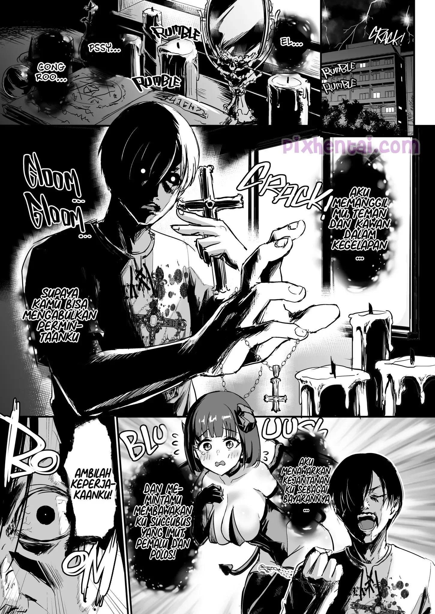 Protecting my Virginity From a Gyaru Succubus - Halaman 3