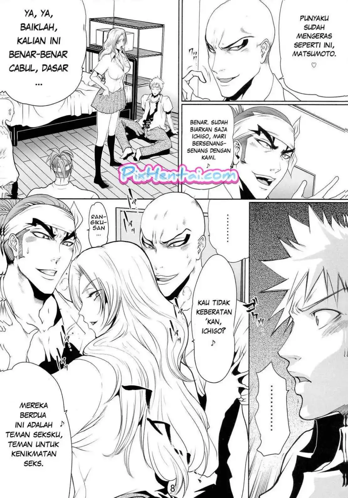 Rangiku dientot 3 Pria - Halaman 6
