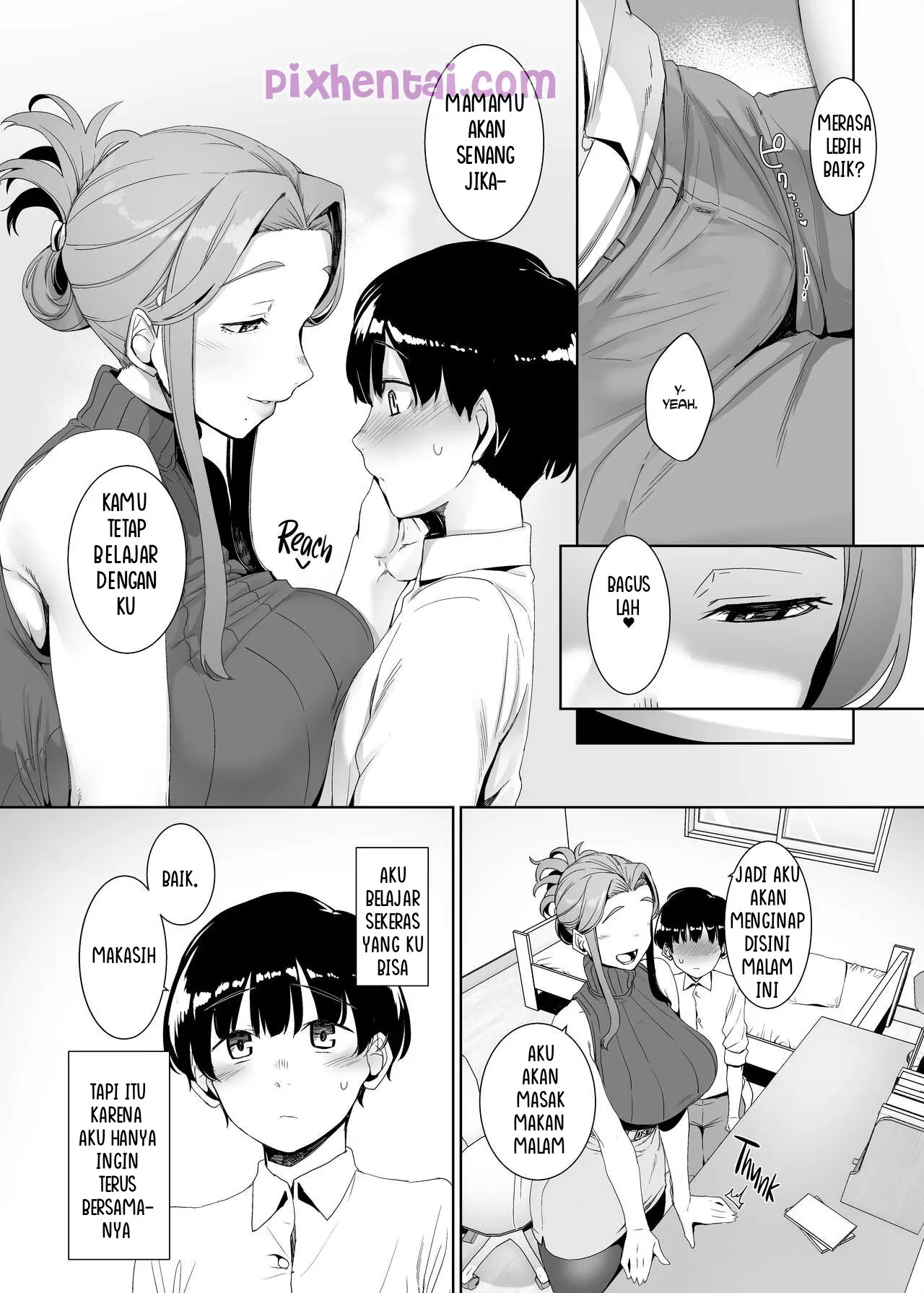 Rinraku no Susume : Giat Belajar karena Pengajar Oppainya Besar - Halaman 7