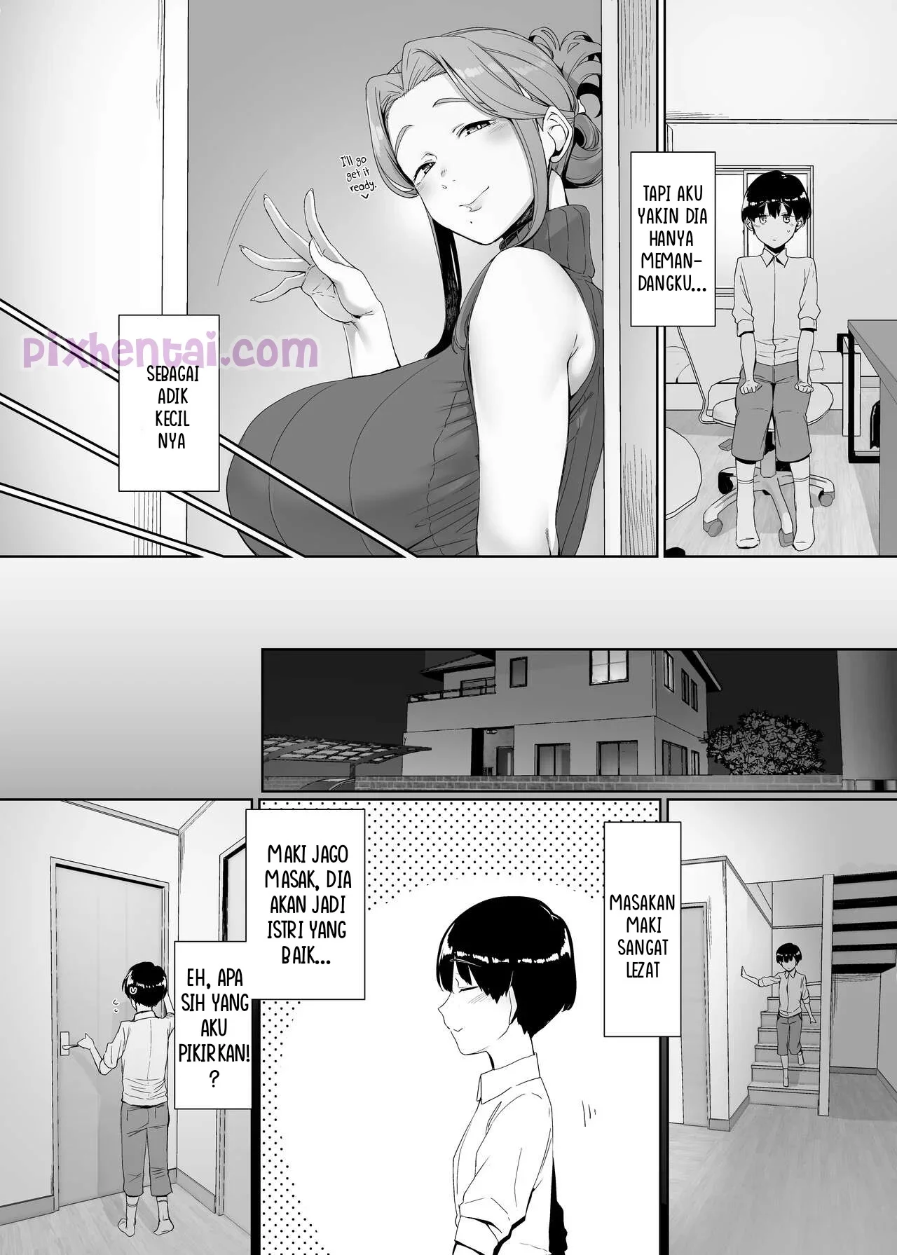 Rinraku no Susume : Giat Belajar karena Pengajar Oppainya Besar - Halaman 8