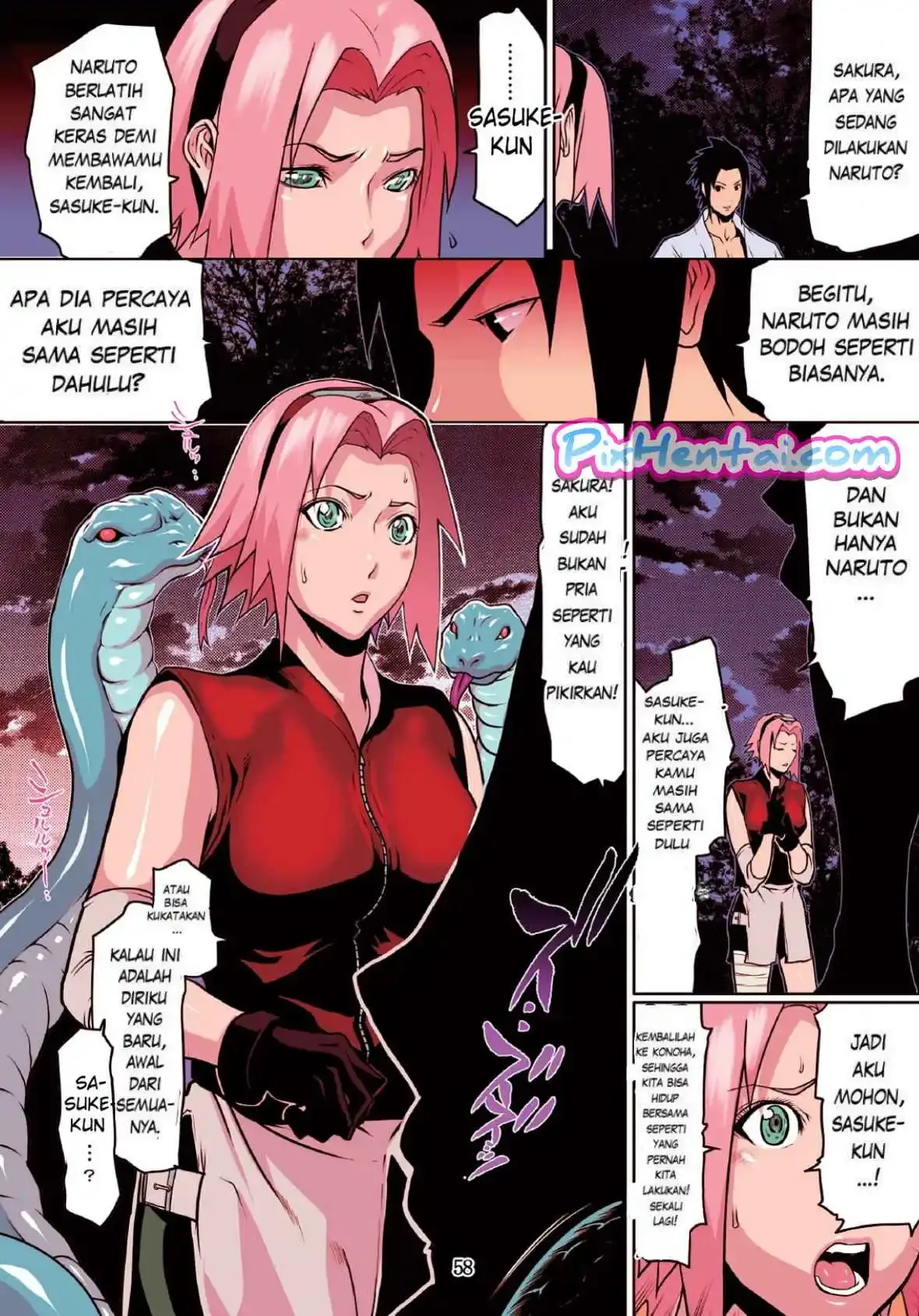 Sasuke Paksa Sakura untuk Ngentot - Halaman 5