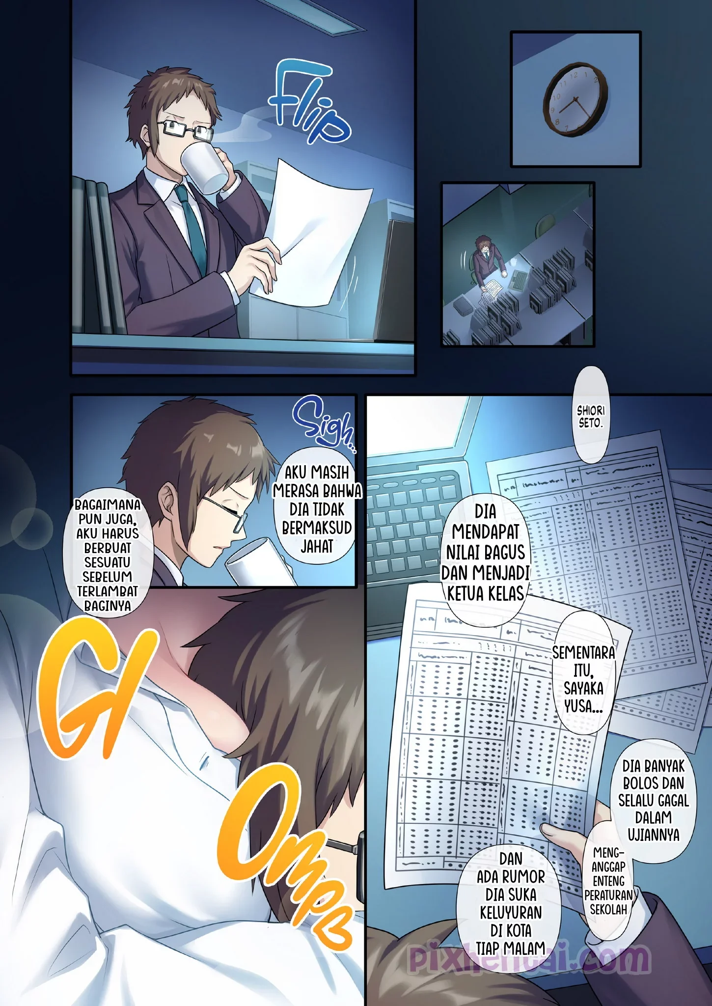 Seduced by My Busty Student - Halaman 8