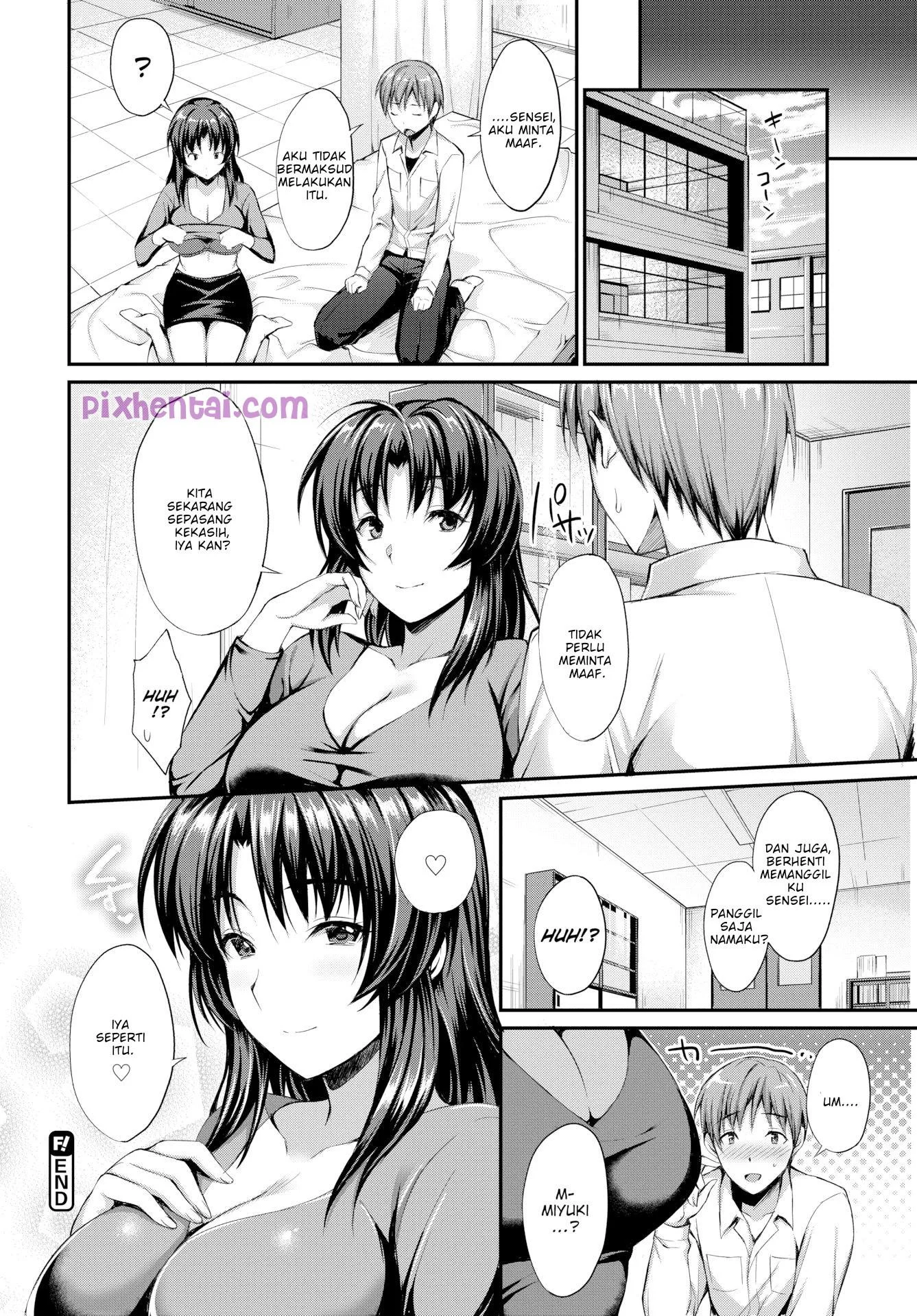 Sensei & I : Bolos di Ruang UKS malah diajak Ngesex Bu Guru - Halaman 16