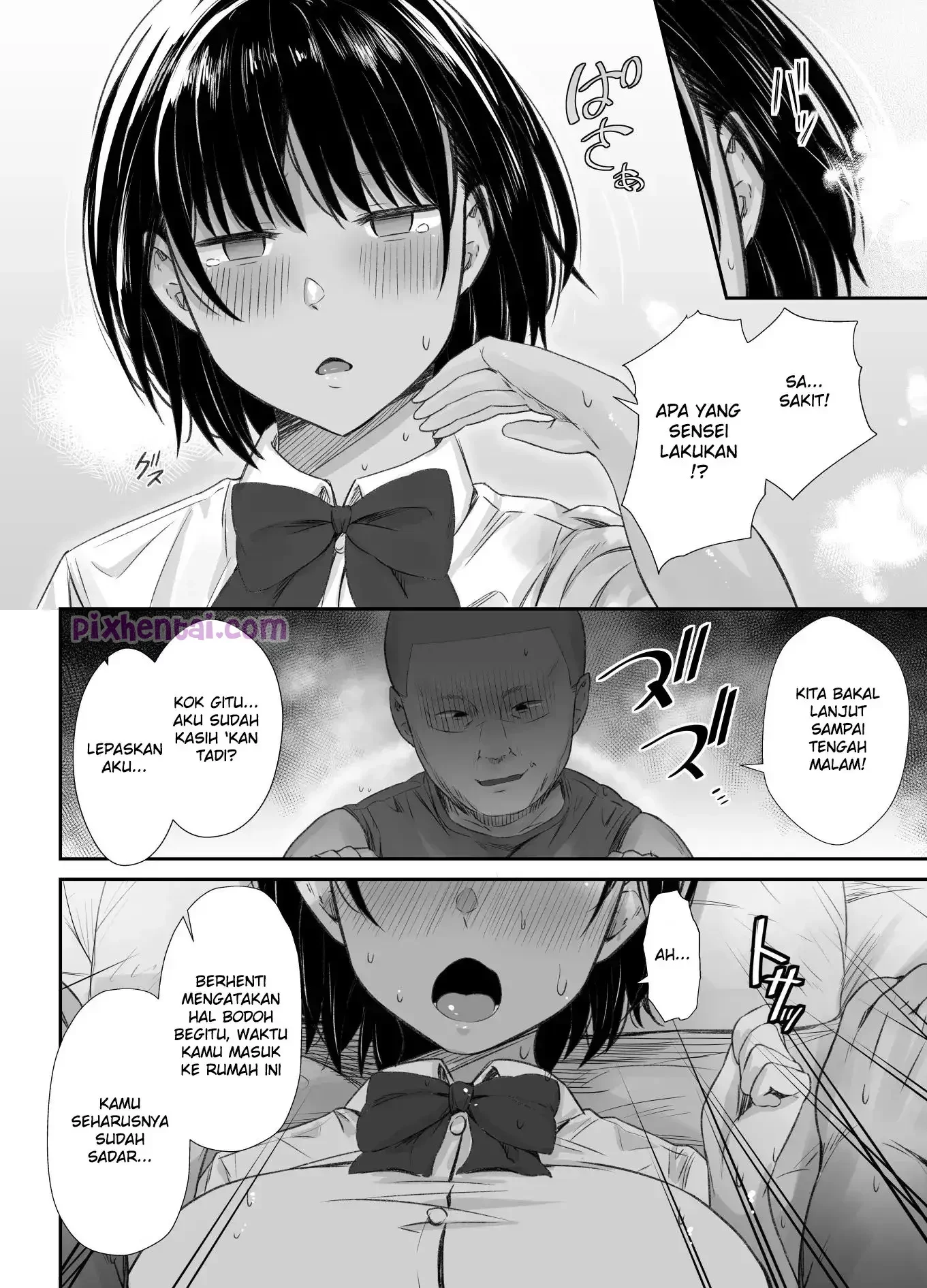 Siswi mendapatkan Blackmail dari Pak Guru - Halaman 32