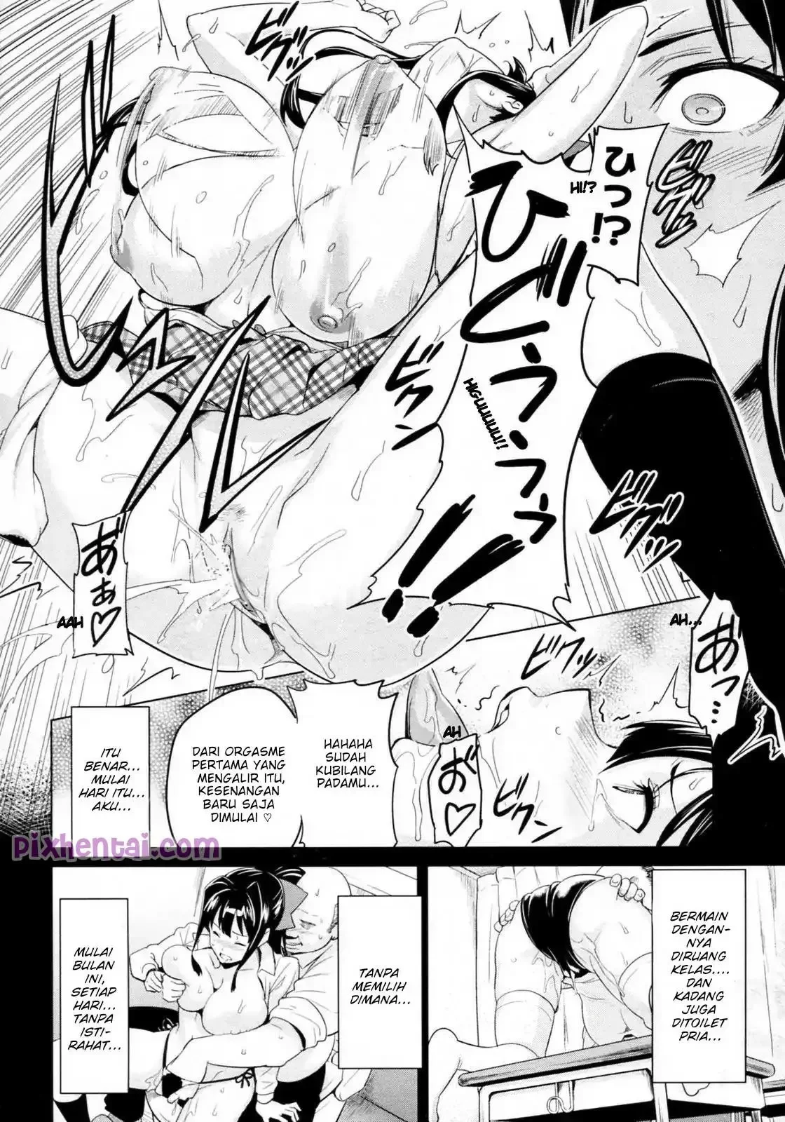 Siswi Perawan menjadi Toilet Pribadi Kepala Sekolah - Halaman 10