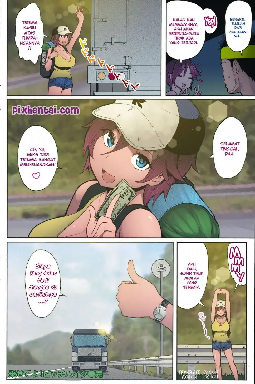 Sopir Truk Ngentot Gadis Pengelana - Halaman 20