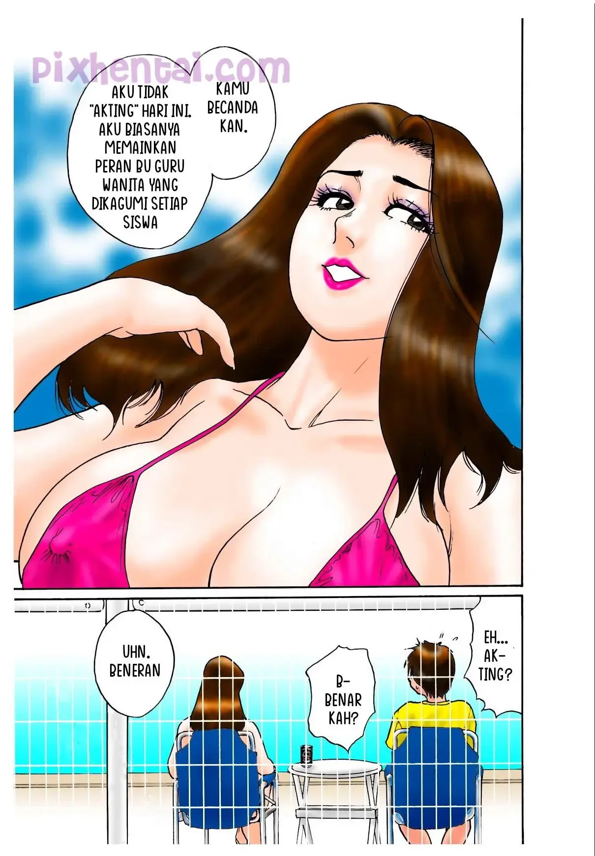 Summer School Dream : Bu Guru Semok Berbikini - Halaman 10