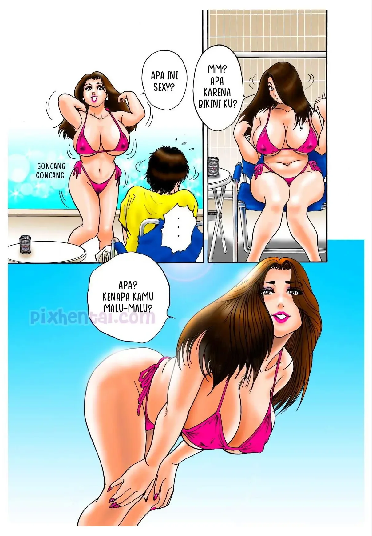Summer School Dream : Bu Guru Semok Berbikini - Halaman 12