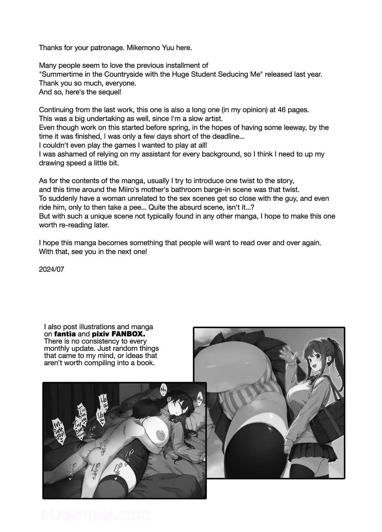 Summertime in the Countryside With The Huge Student Seducing Me 1 & 2 - Halaman 100