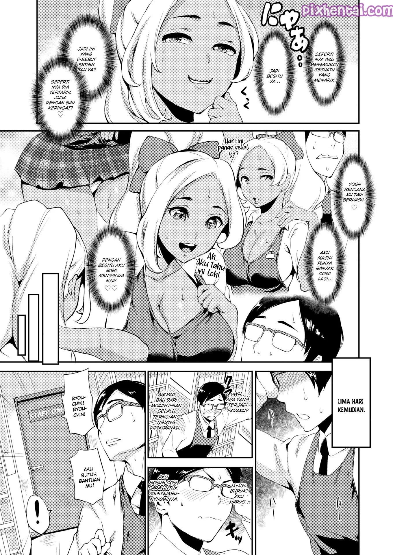 Sweet Sweat : Bau Keringat Teman Kerja Wanitaku Bikin Bergairah - Halaman 5