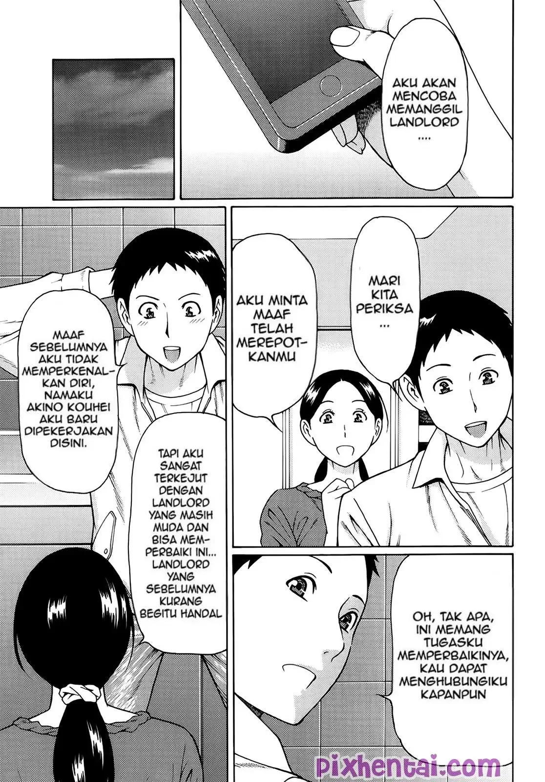 Tante Kesepian minta diewe Landlord - Halaman 12