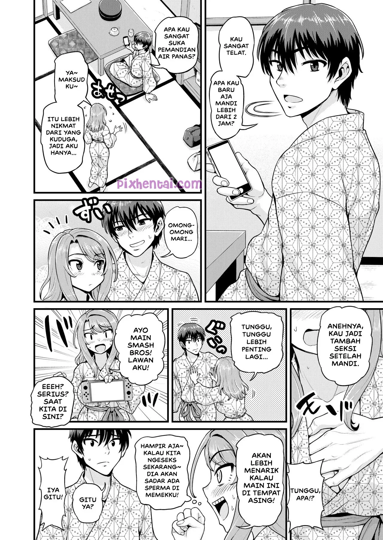 That Time I Smashed My Gamer Girl Friend on A Hot Spring Trip NTR version - Halaman 60