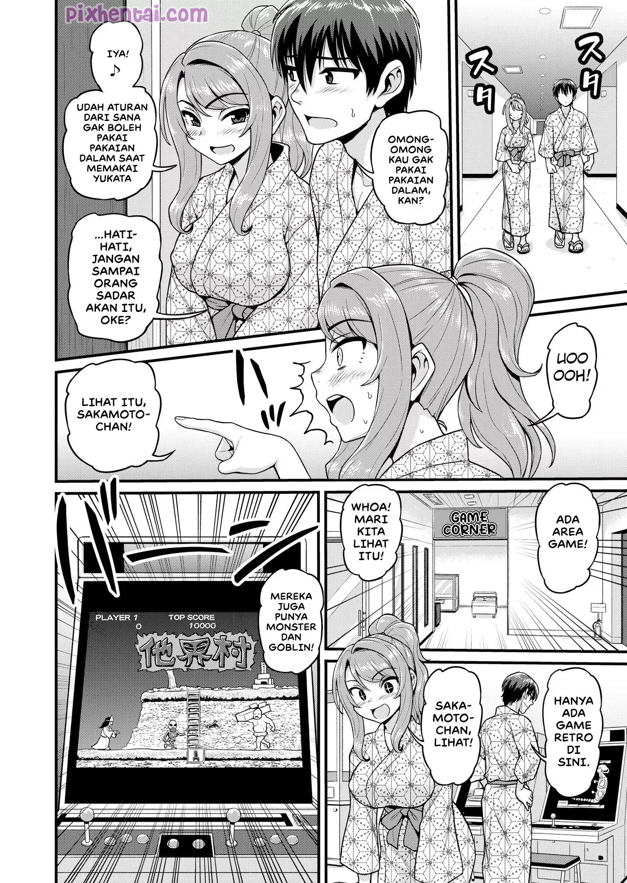 That Time I Smashed My Gamer Girl Friend on A Hot Spring Trip NTR version - Halaman 8